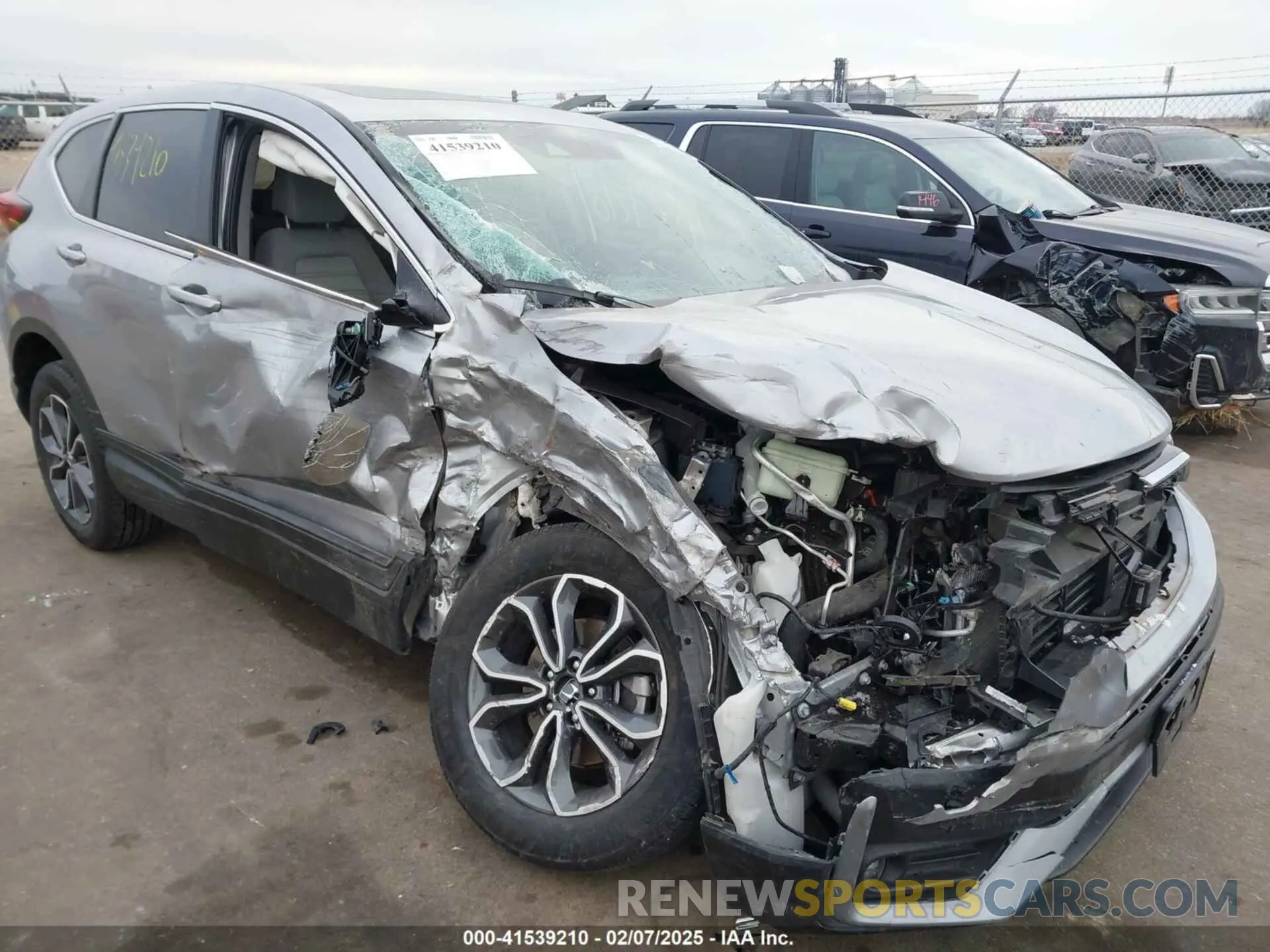6 fotografías del automóvil dañado 2HKRW2H5XNH659408 HONDA CR-V 2022