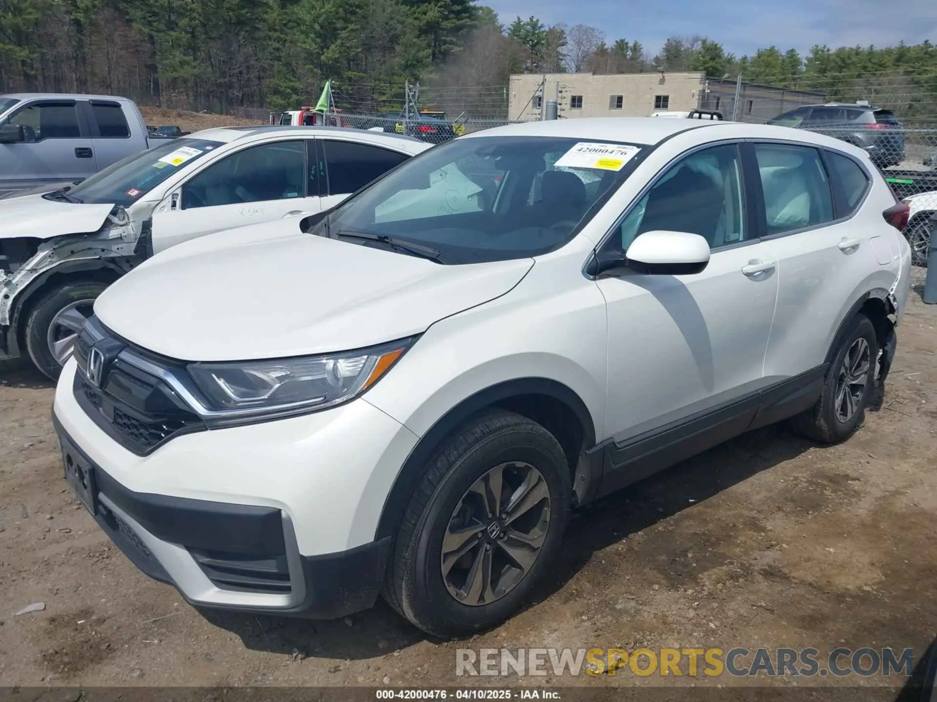 2 fotografías del automóvil dañado 2HKRW2H75NH625894 HONDA CR-V 2022