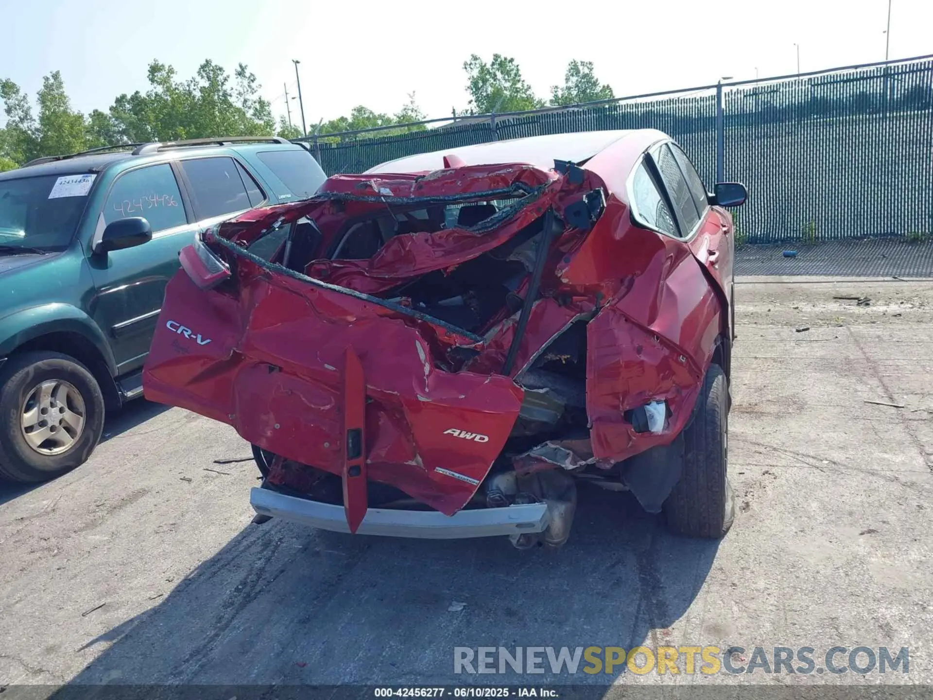 15 fotografías del automóvil dañado 2HKRW2H7XNH631173 HONDA CR-V 2022