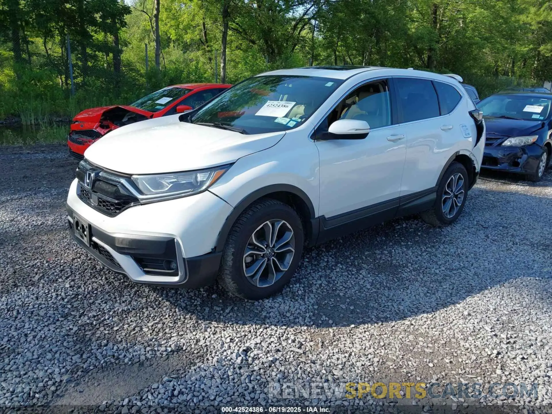 2 fotografías del automóvil dañado 2HKRW2H83NH604485 HONDA CR-V 2022