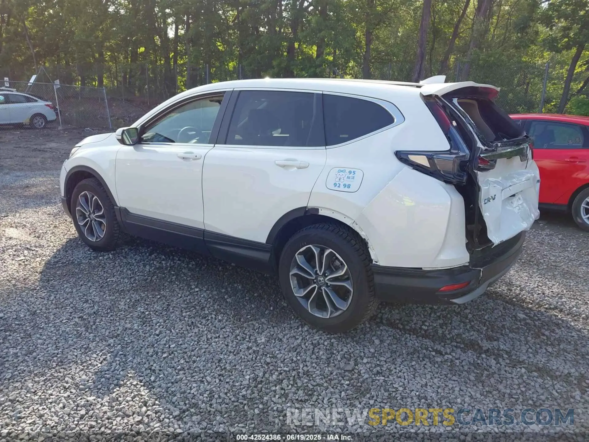 3 fotografías del automóvil dañado 2HKRW2H83NH604485 HONDA CR-V 2022