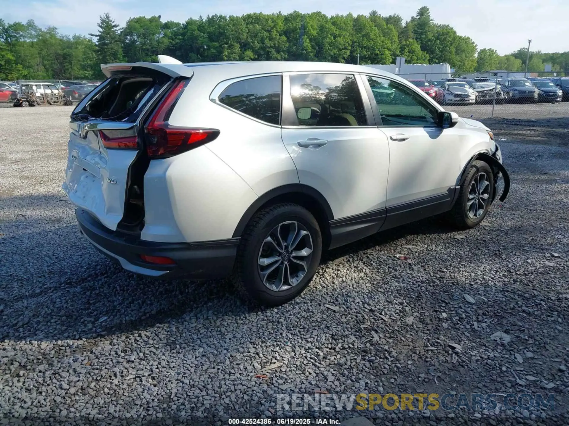 4 fotografías del automóvil dañado 2HKRW2H83NH604485 HONDA CR-V 2022
