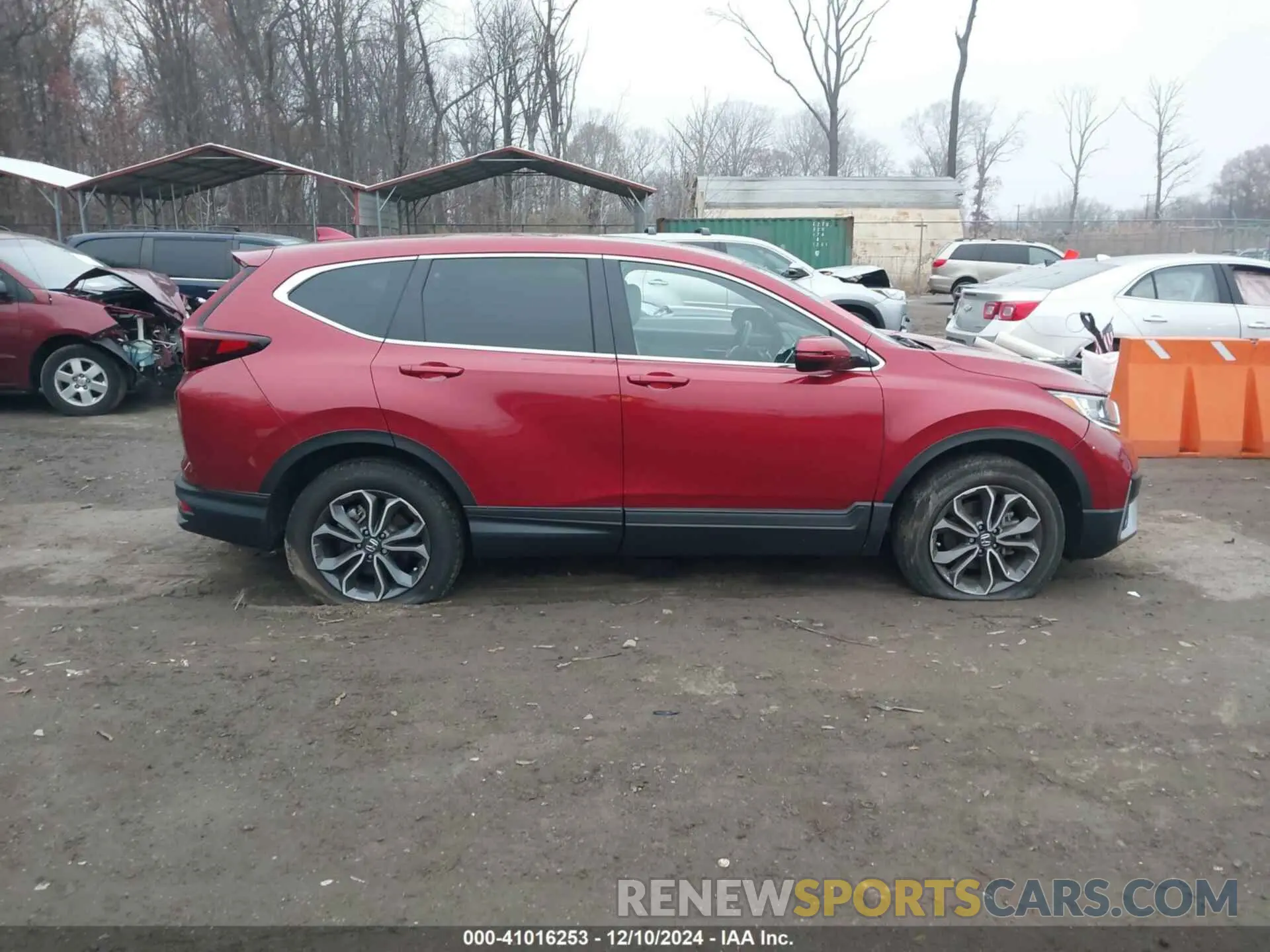 14 fotografías del automóvil dañado 2HKRW2H83NH648762 HONDA CR-V 2022