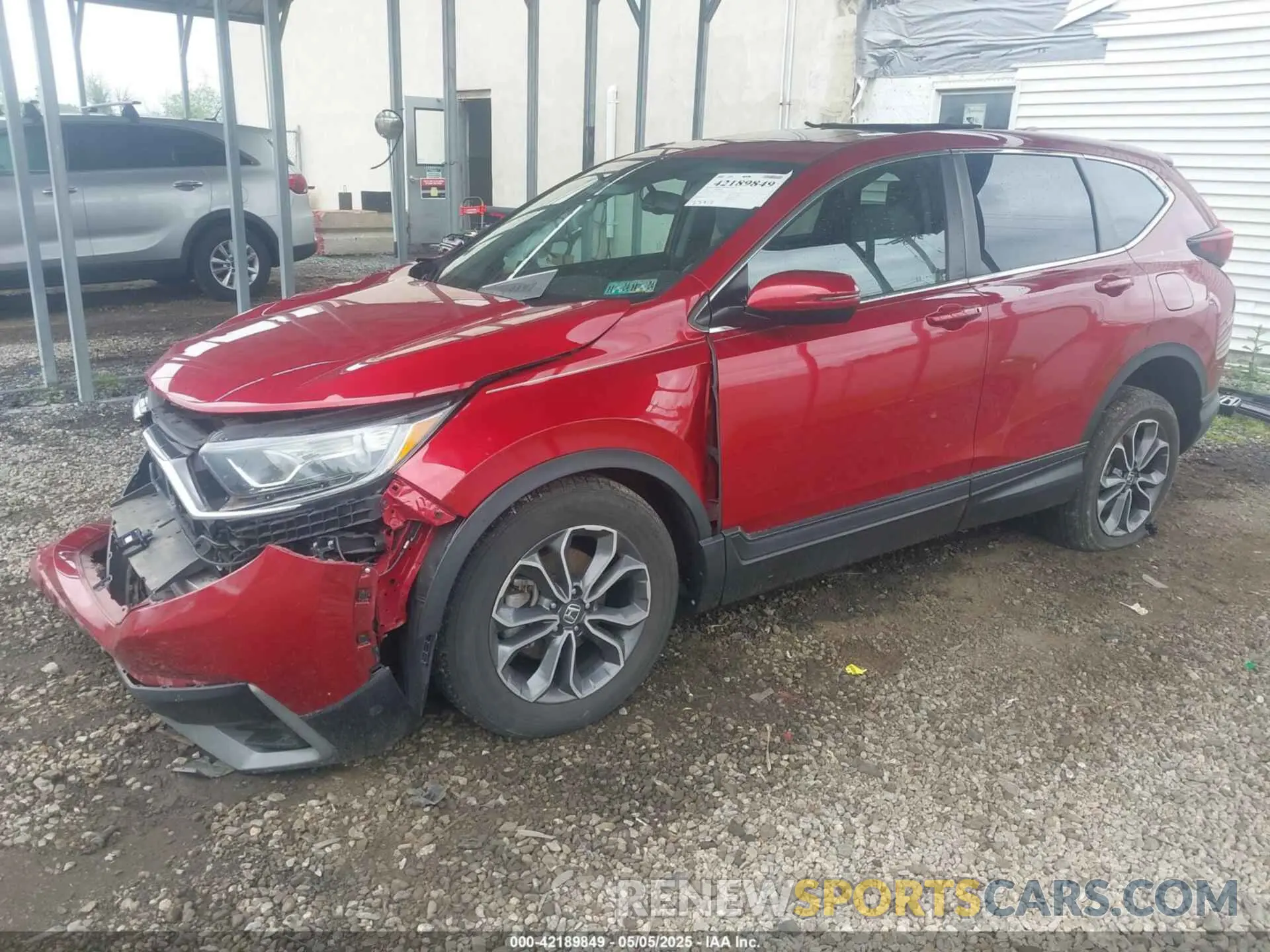 2 fotografías del automóvil dañado 2HKRW2H87NH627218 HONDA CR-V 2022