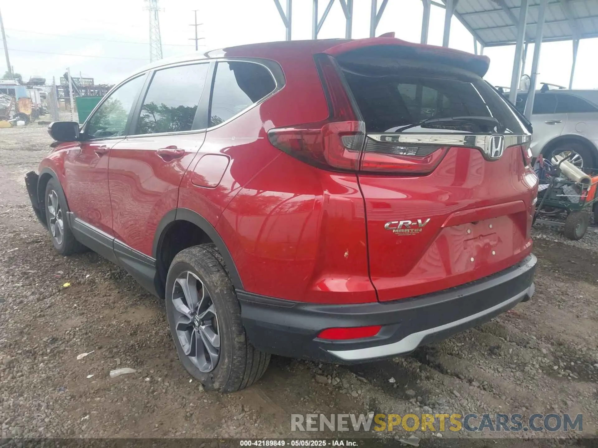 3 fotografías del automóvil dañado 2HKRW2H87NH627218 HONDA CR-V 2022
