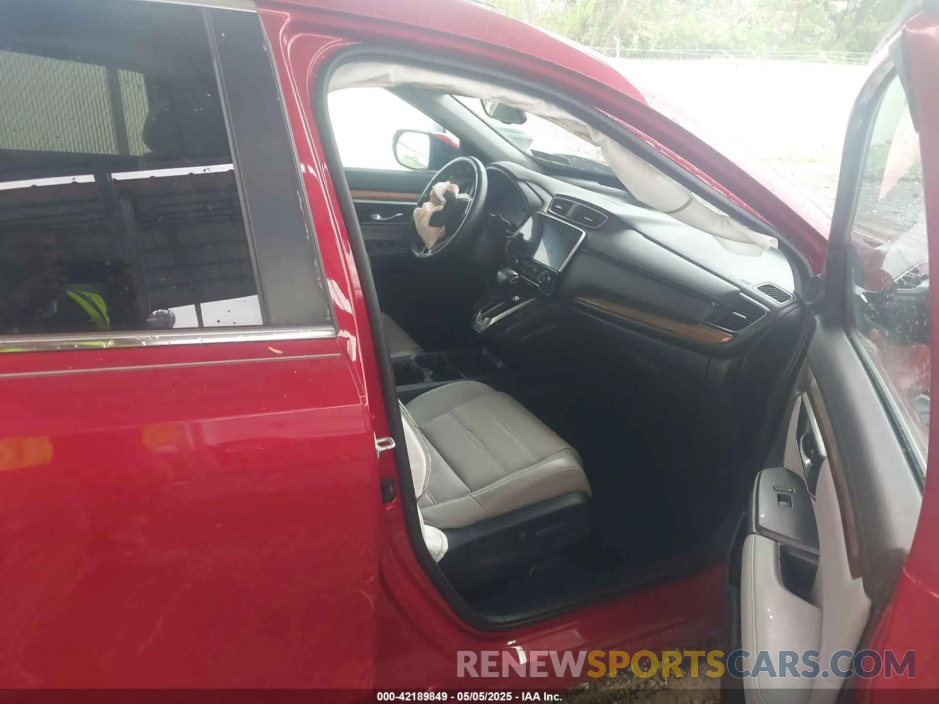5 fotografías del automóvil dañado 2HKRW2H87NH627218 HONDA CR-V 2022