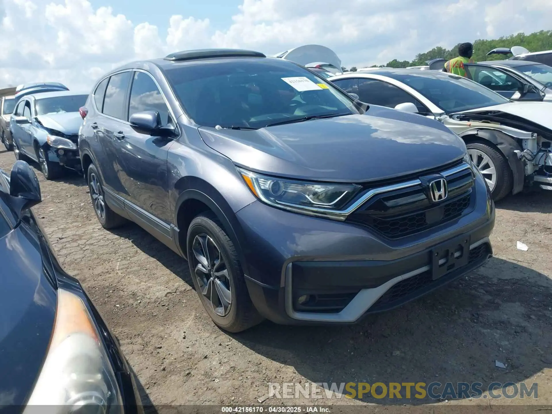 1 fotografías del automóvil dañado 2HKRW2H87NH631057 HONDA CR-V 2022