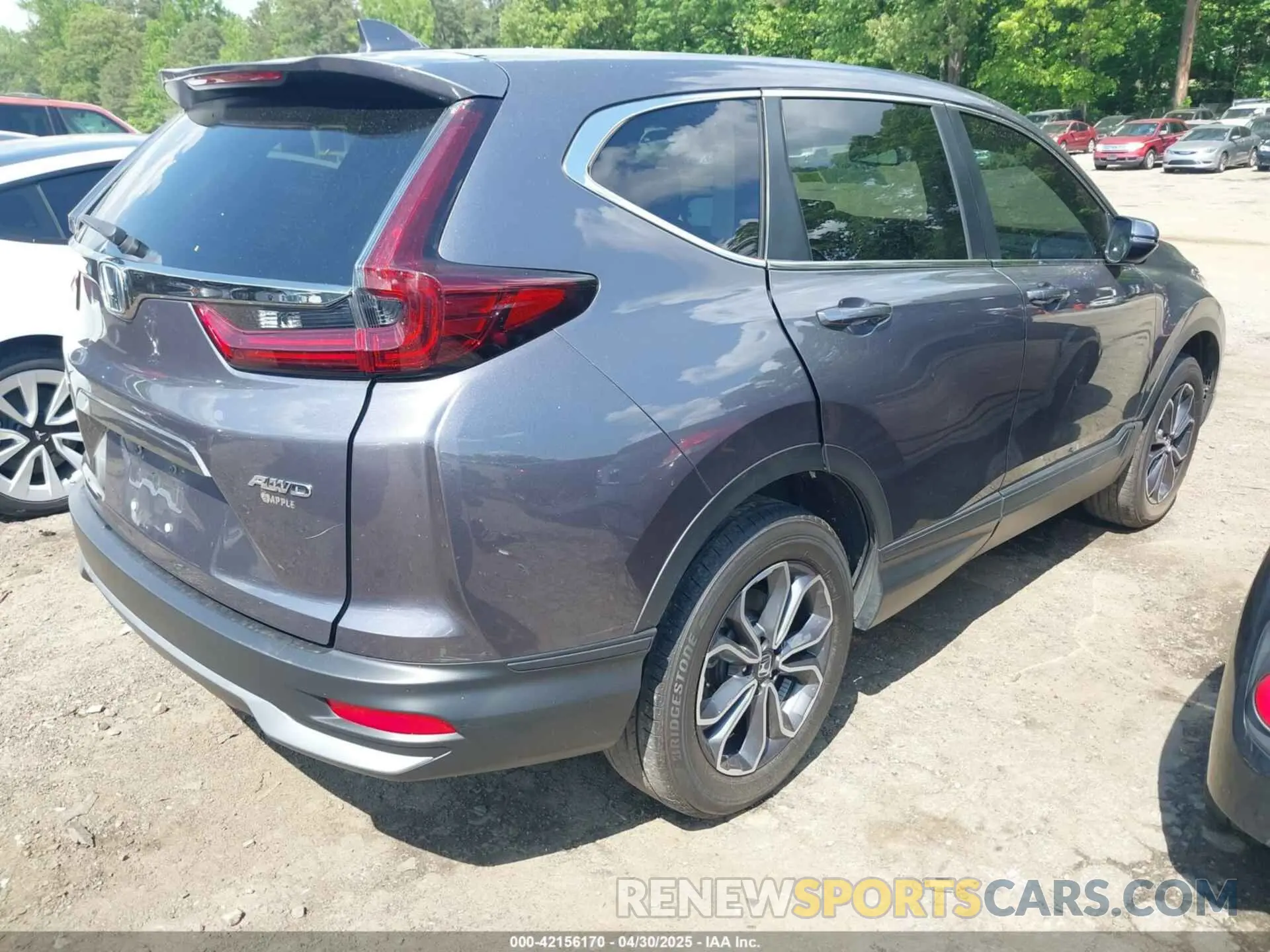 4 fotografías del automóvil dañado 2HKRW2H87NH631057 HONDA CR-V 2022