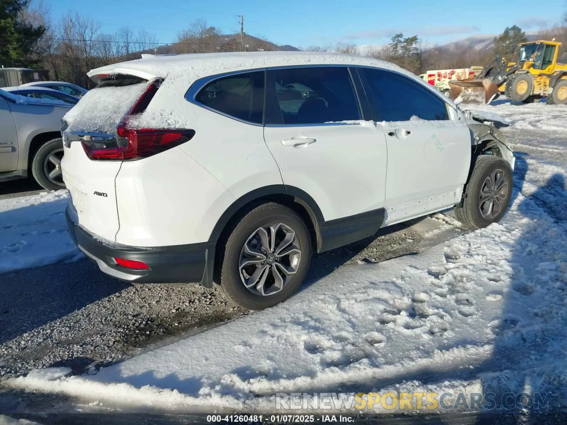 4 fotografías del automóvil dañado 2HKRW2H88NH607768 HONDA CR-V 2022