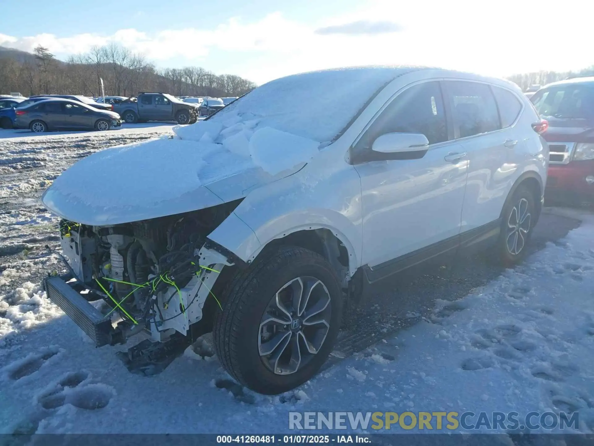 6 fotografías del automóvil dañado 2HKRW2H88NH607768 HONDA CR-V 2022