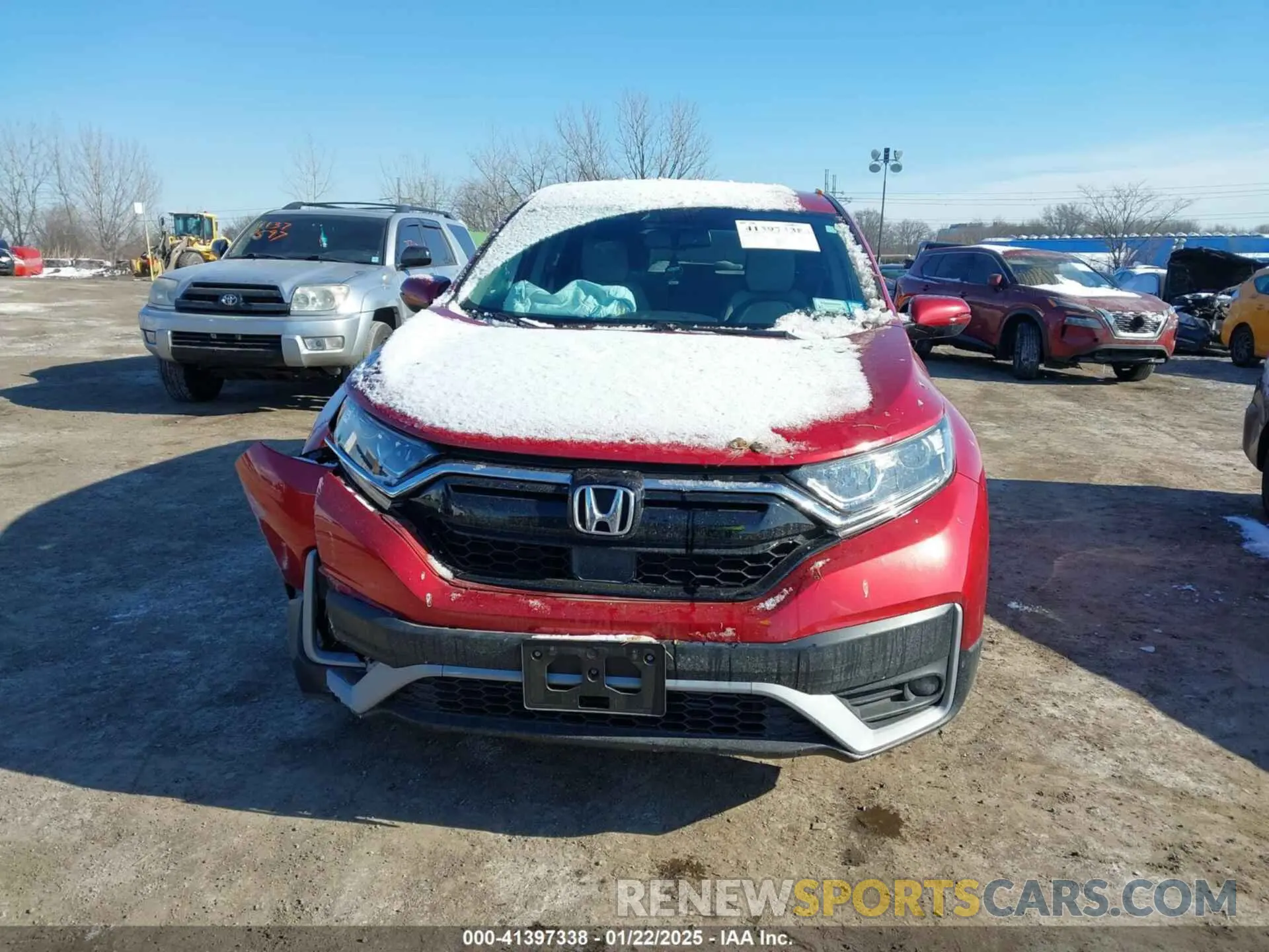12 fotografías del automóvil dañado 2HKRW2H89NH638625 HONDA CR-V 2022
