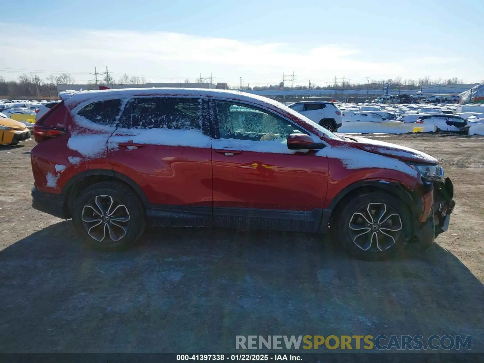 13 fotografías del automóvil dañado 2HKRW2H89NH638625 HONDA CR-V 2022