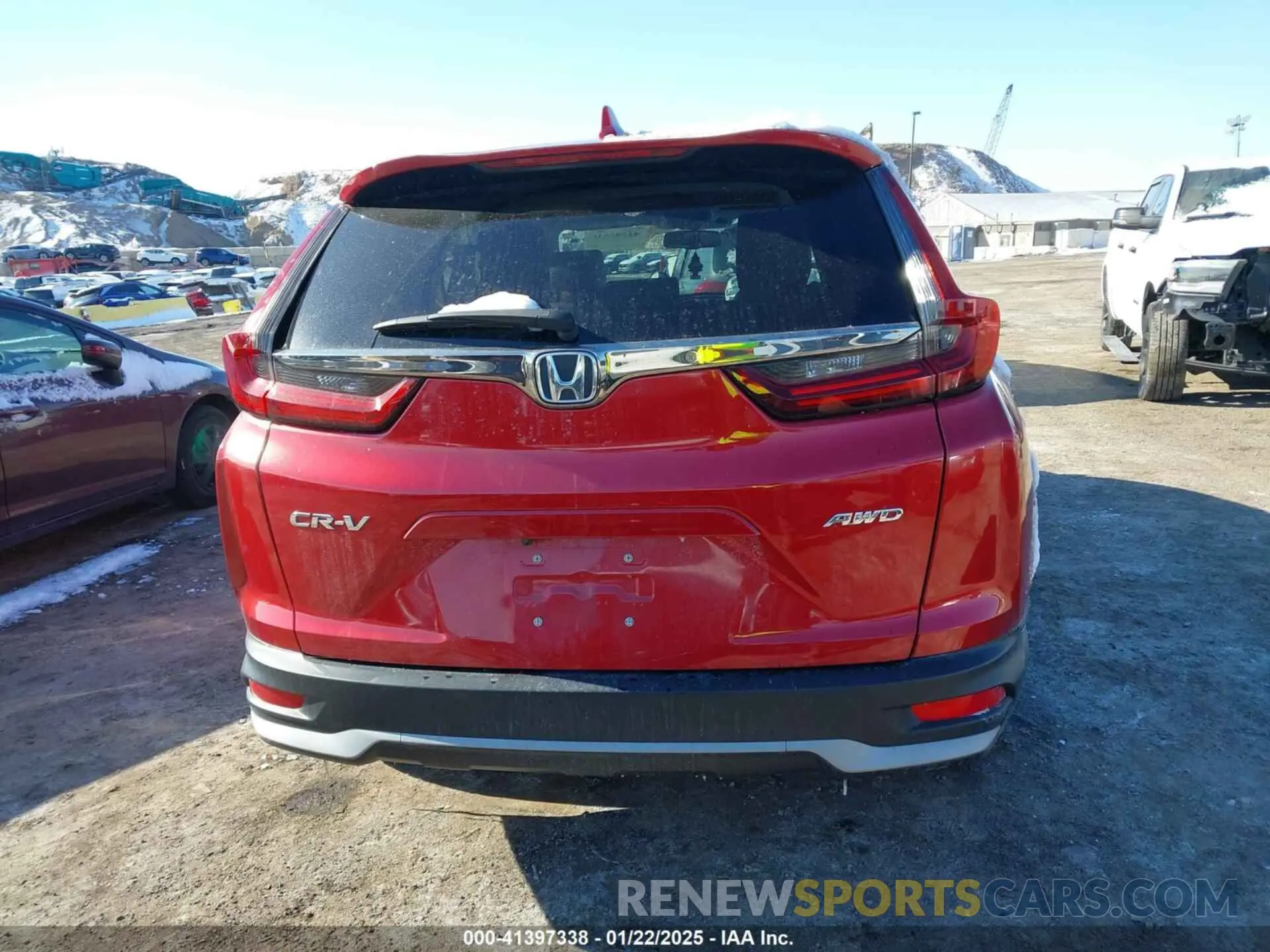 16 fotografías del automóvil dañado 2HKRW2H89NH638625 HONDA CR-V 2022