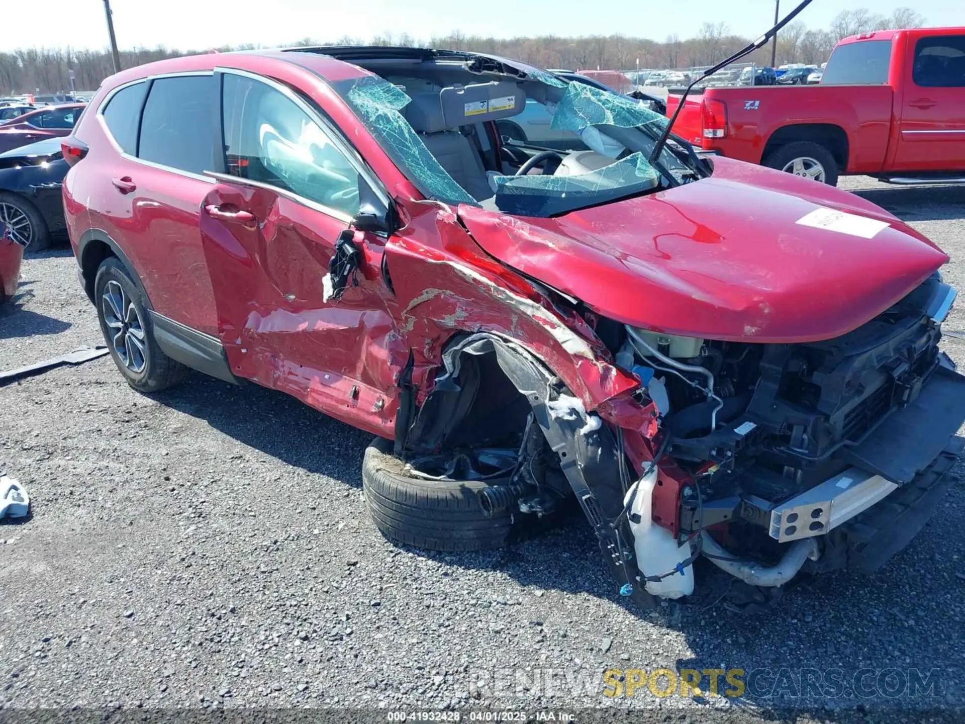 1 fotografías del automóvil dañado 2HKRW2H89NH669132 HONDA CR-V 2022