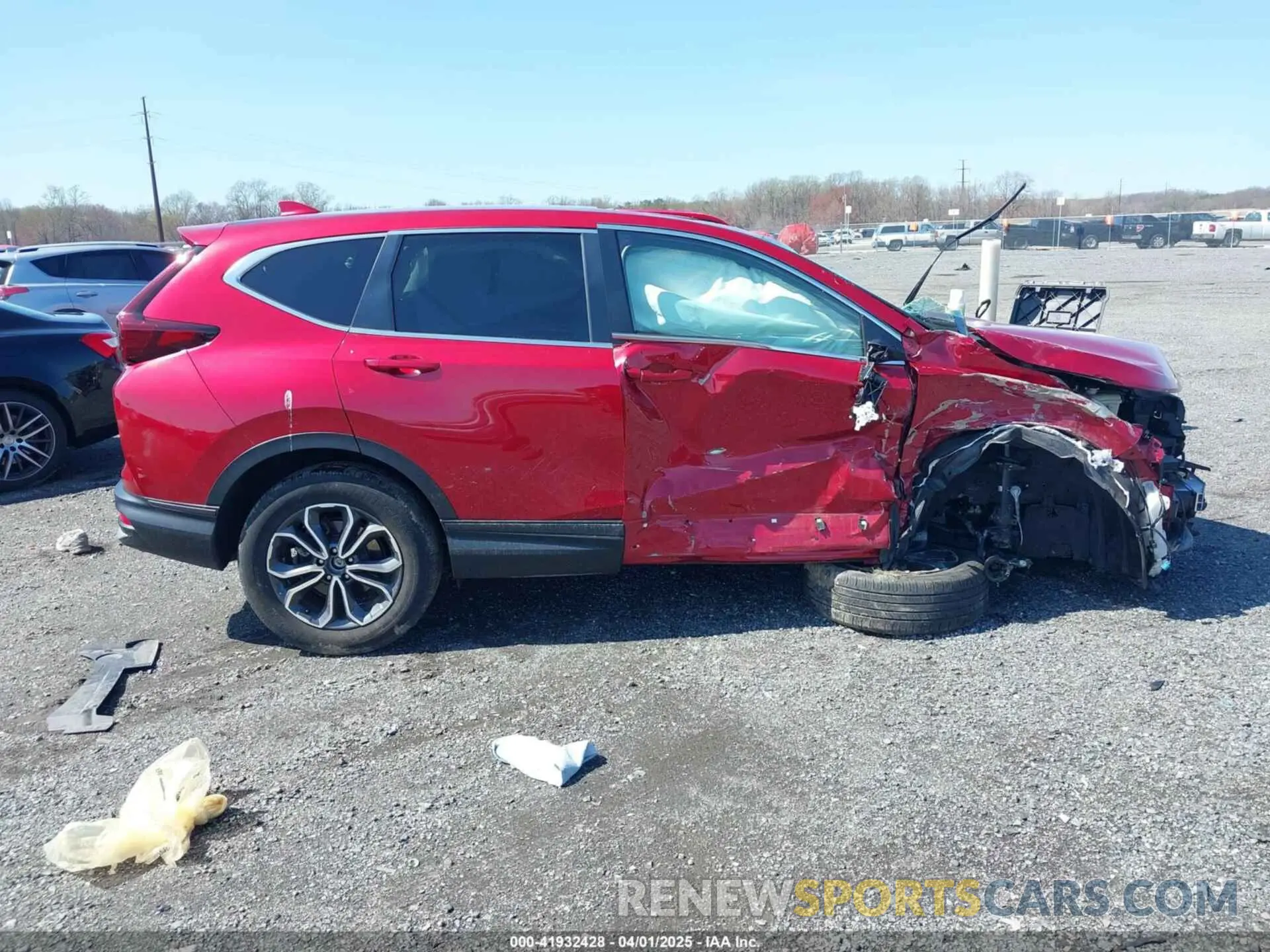 13 fotografías del automóvil dañado 2HKRW2H89NH669132 HONDA CR-V 2022