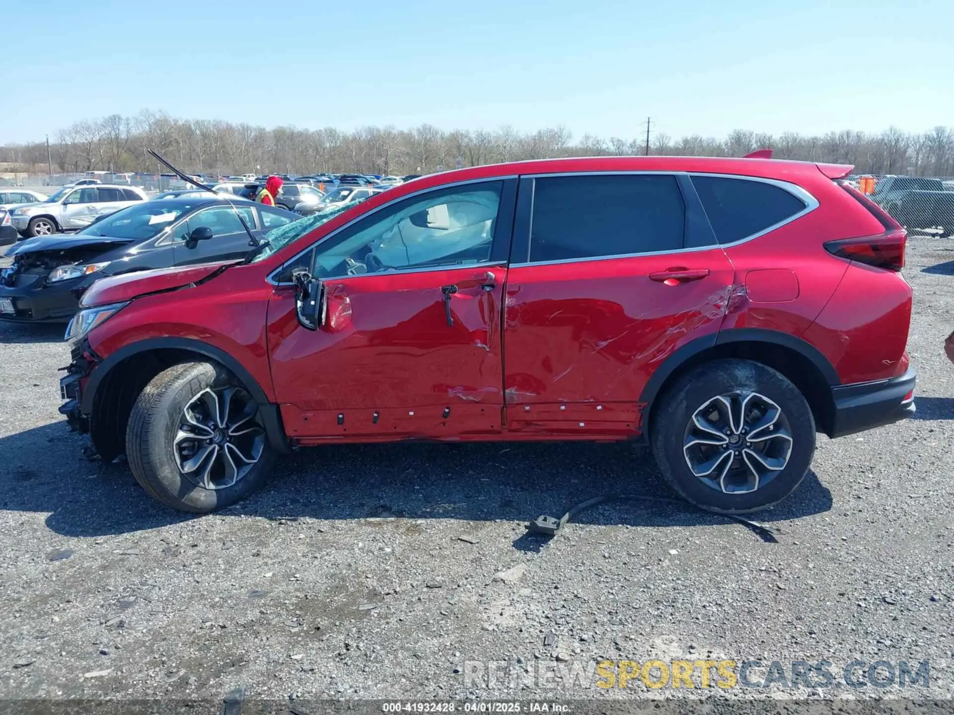 14 fotografías del automóvil dañado 2HKRW2H89NH669132 HONDA CR-V 2022