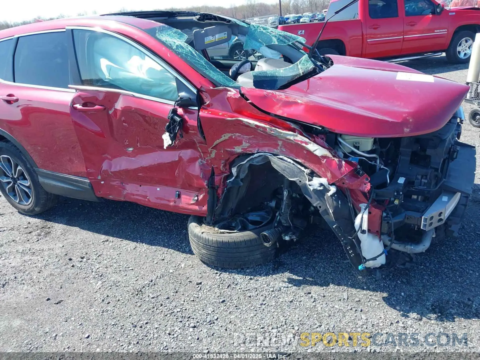 6 fotografías del automóvil dañado 2HKRW2H89NH669132 HONDA CR-V 2022