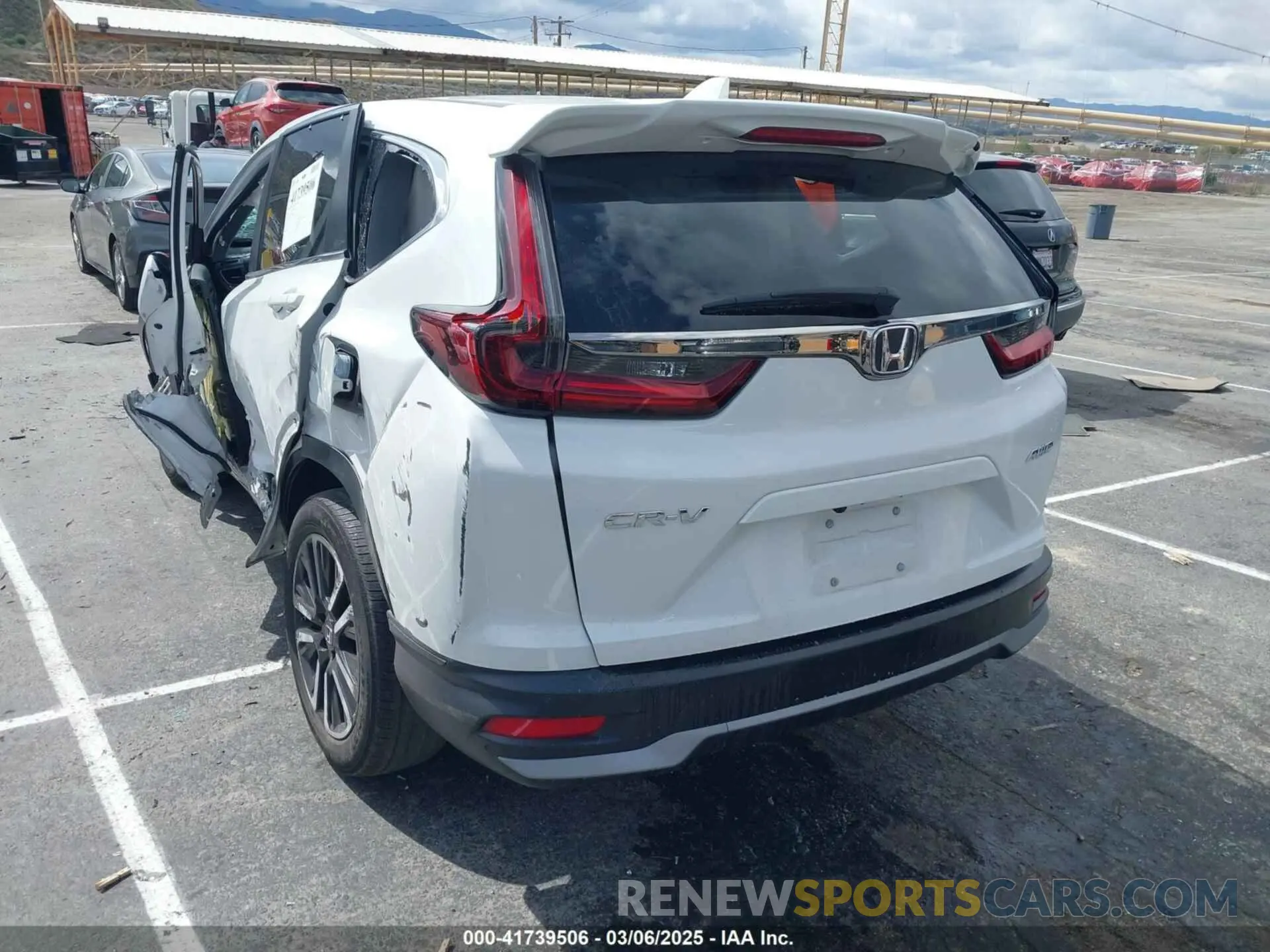3 fotografías del automóvil dañado 2HKRW2H8XNH641131 HONDA CR-V 2022
