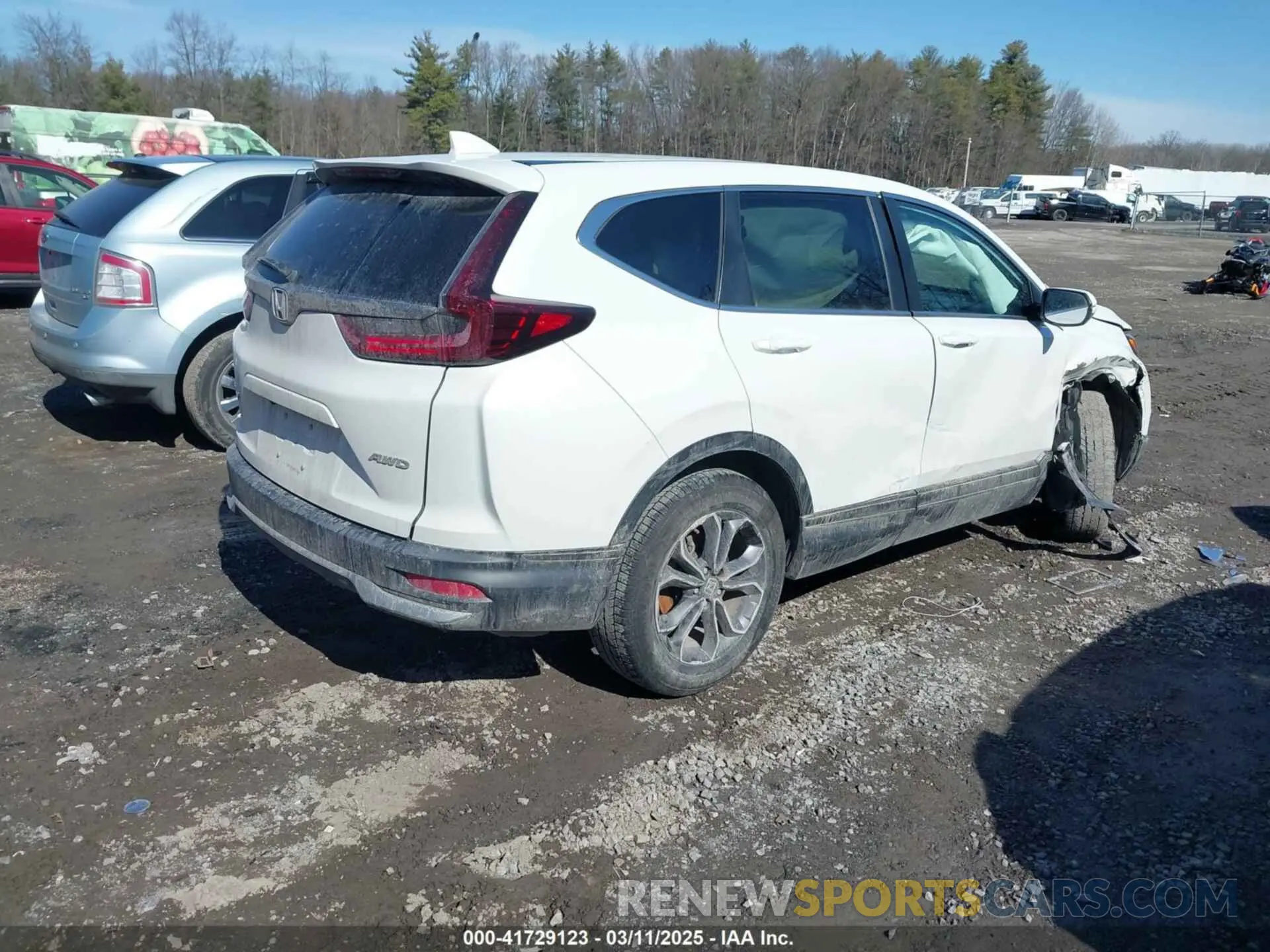 4 fotografías del automóvil dañado 2HKRW2H8XNH659712 HONDA CR-V 2022
