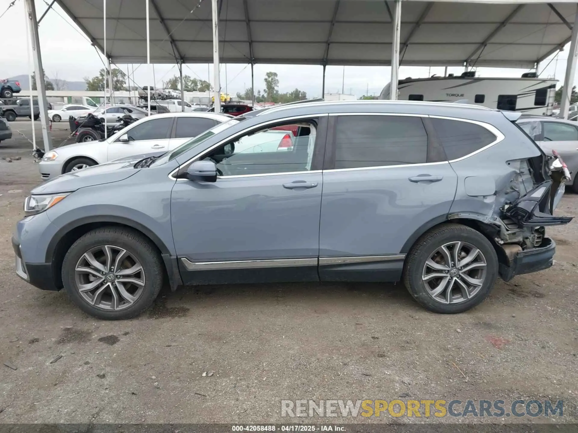 14 fotografías del automóvil dañado 2HKRW2H90NH600337 HONDA CR-V 2022