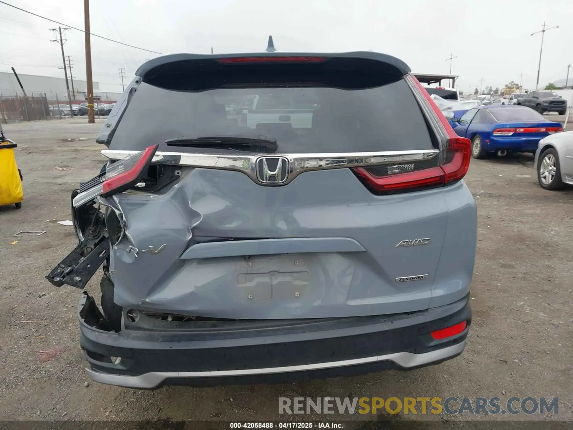 16 fotografías del automóvil dañado 2HKRW2H90NH600337 HONDA CR-V 2022