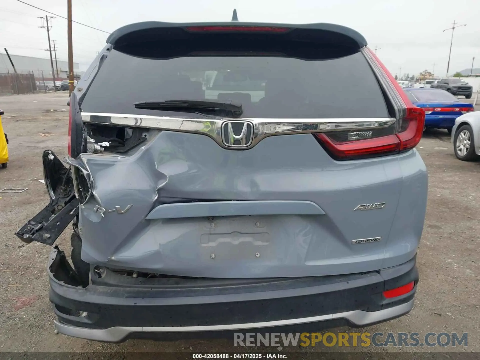 6 fotografías del automóvil dañado 2HKRW2H90NH600337 HONDA CR-V 2022