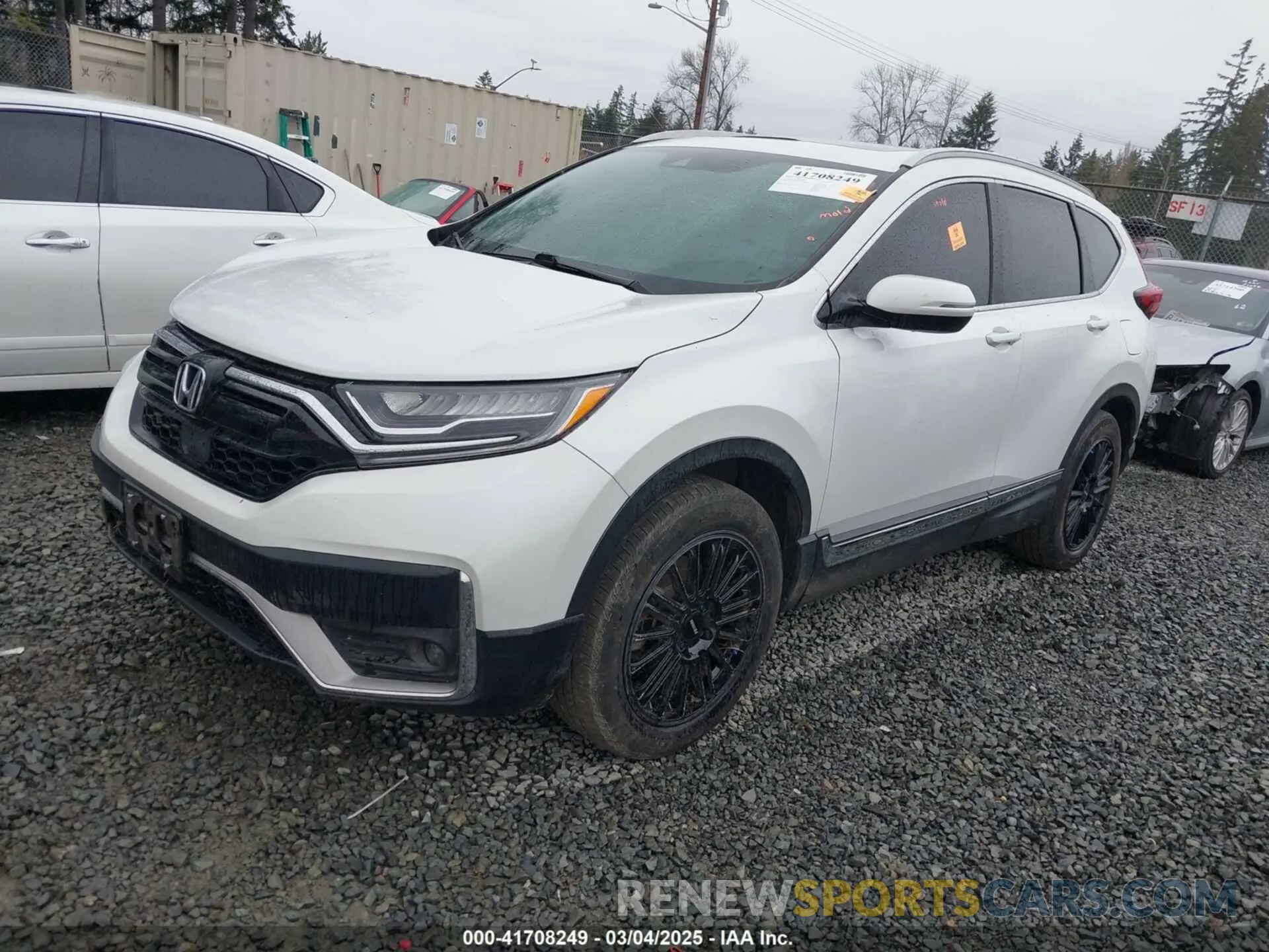 2 fotografías del automóvil dañado 2HKRW2H93NH642517 HONDA CR-V 2022