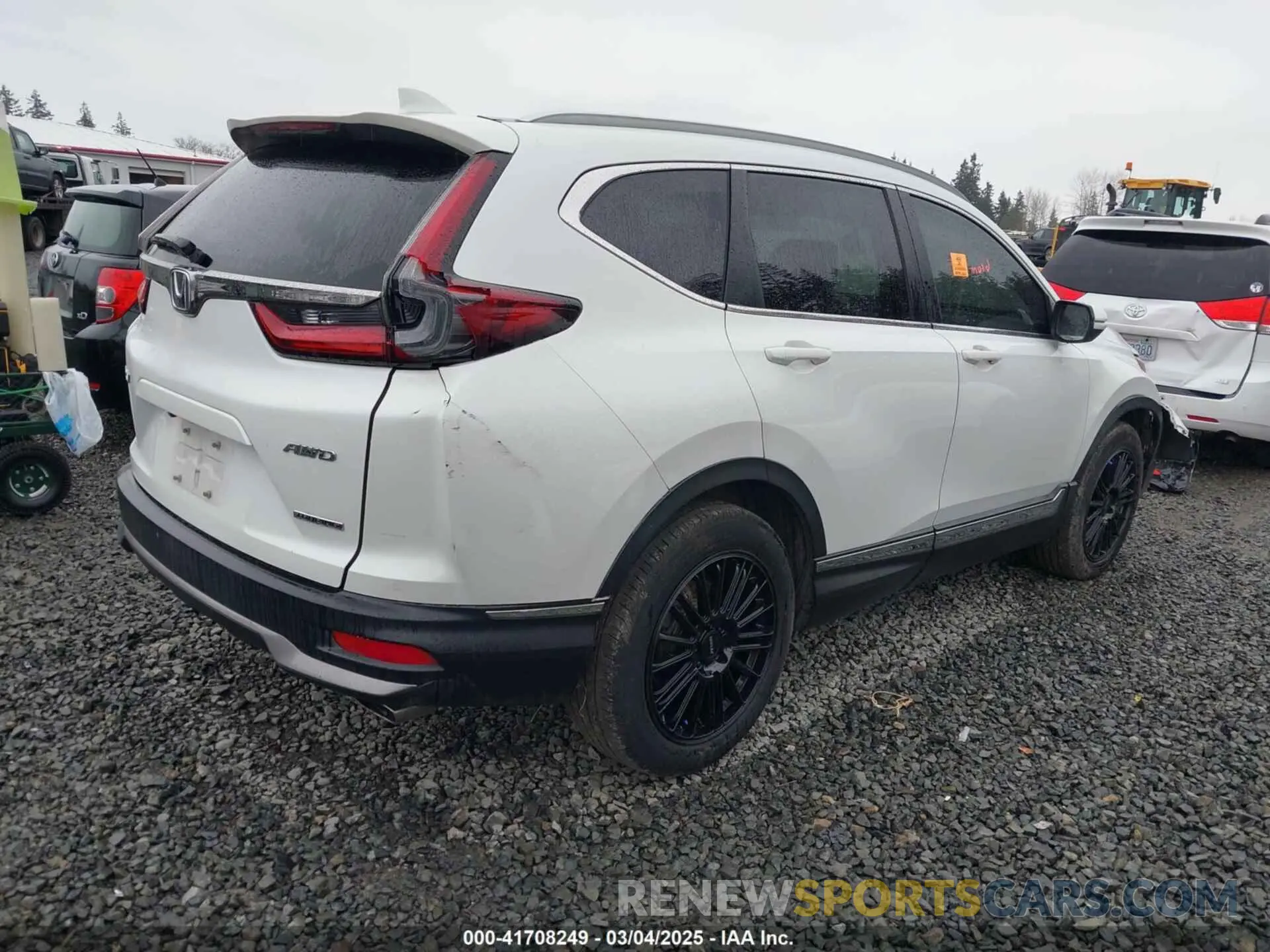 4 fotografías del automóvil dañado 2HKRW2H93NH642517 HONDA CR-V 2022