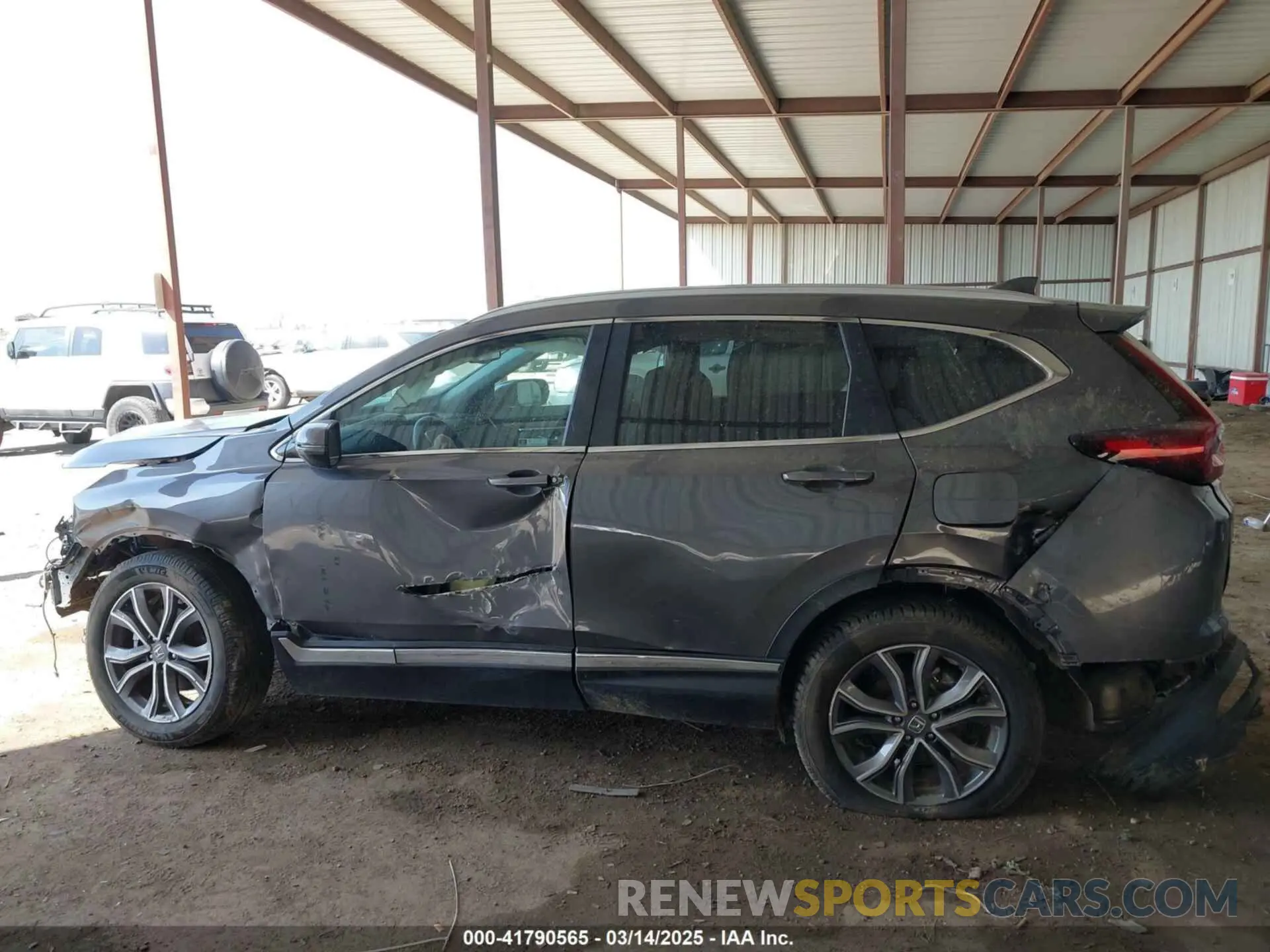 14 fotografías del automóvil dañado 2HKRW2H95NH647587 HONDA CR-V 2022