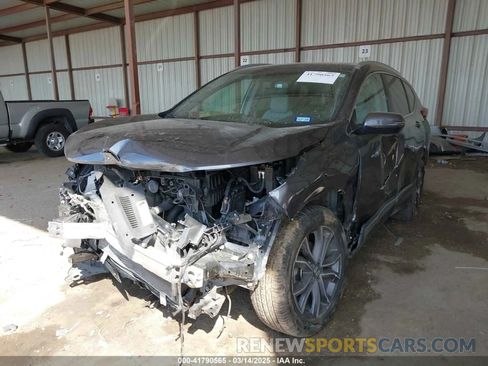2 fotografías del automóvil dañado 2HKRW2H95NH647587 HONDA CR-V 2022