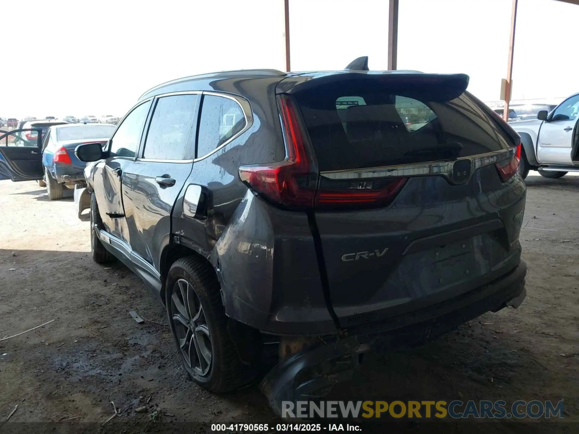 3 fotografías del automóvil dañado 2HKRW2H95NH647587 HONDA CR-V 2022