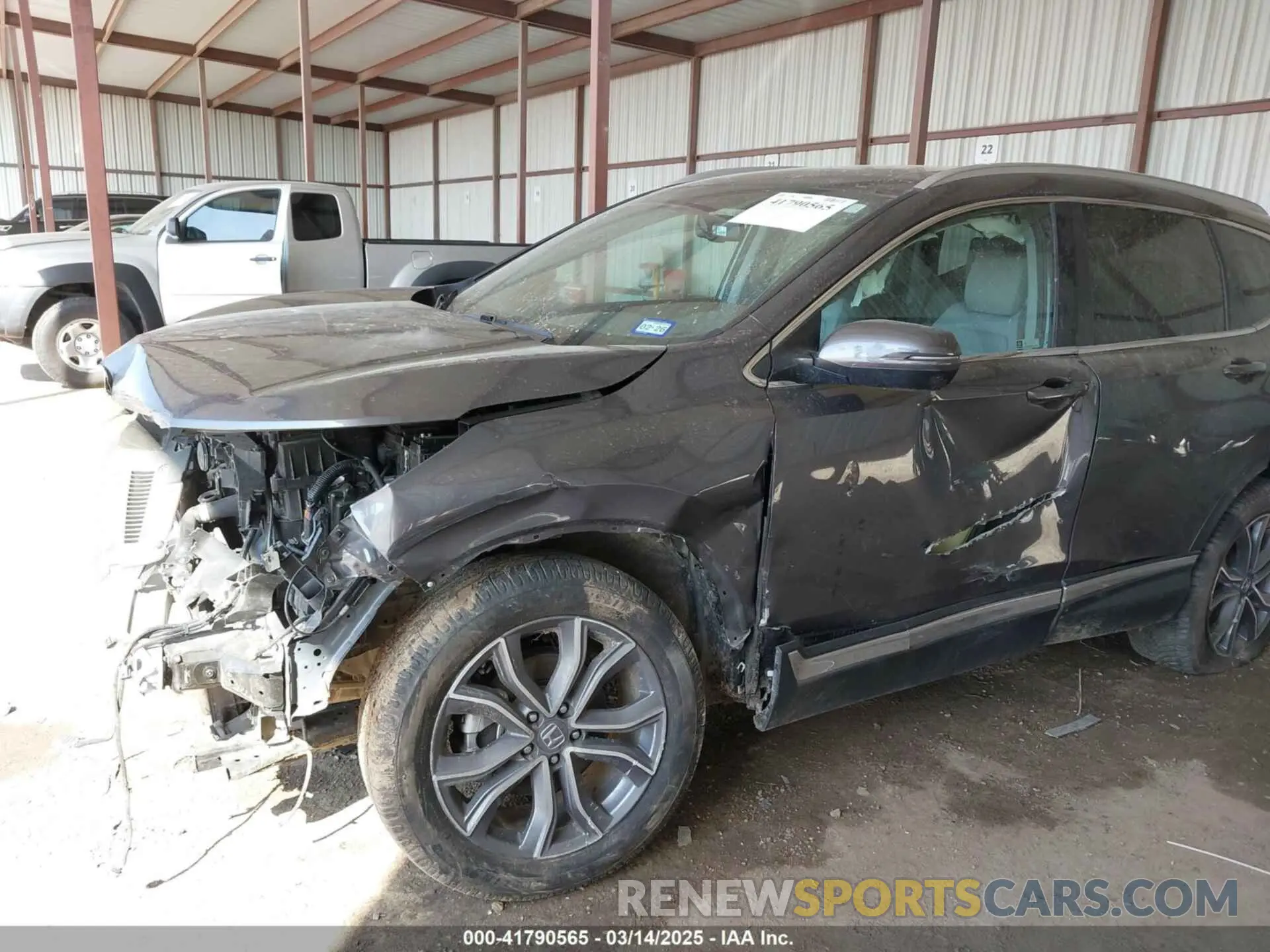 6 fotografías del automóvil dañado 2HKRW2H95NH647587 HONDA CR-V 2022