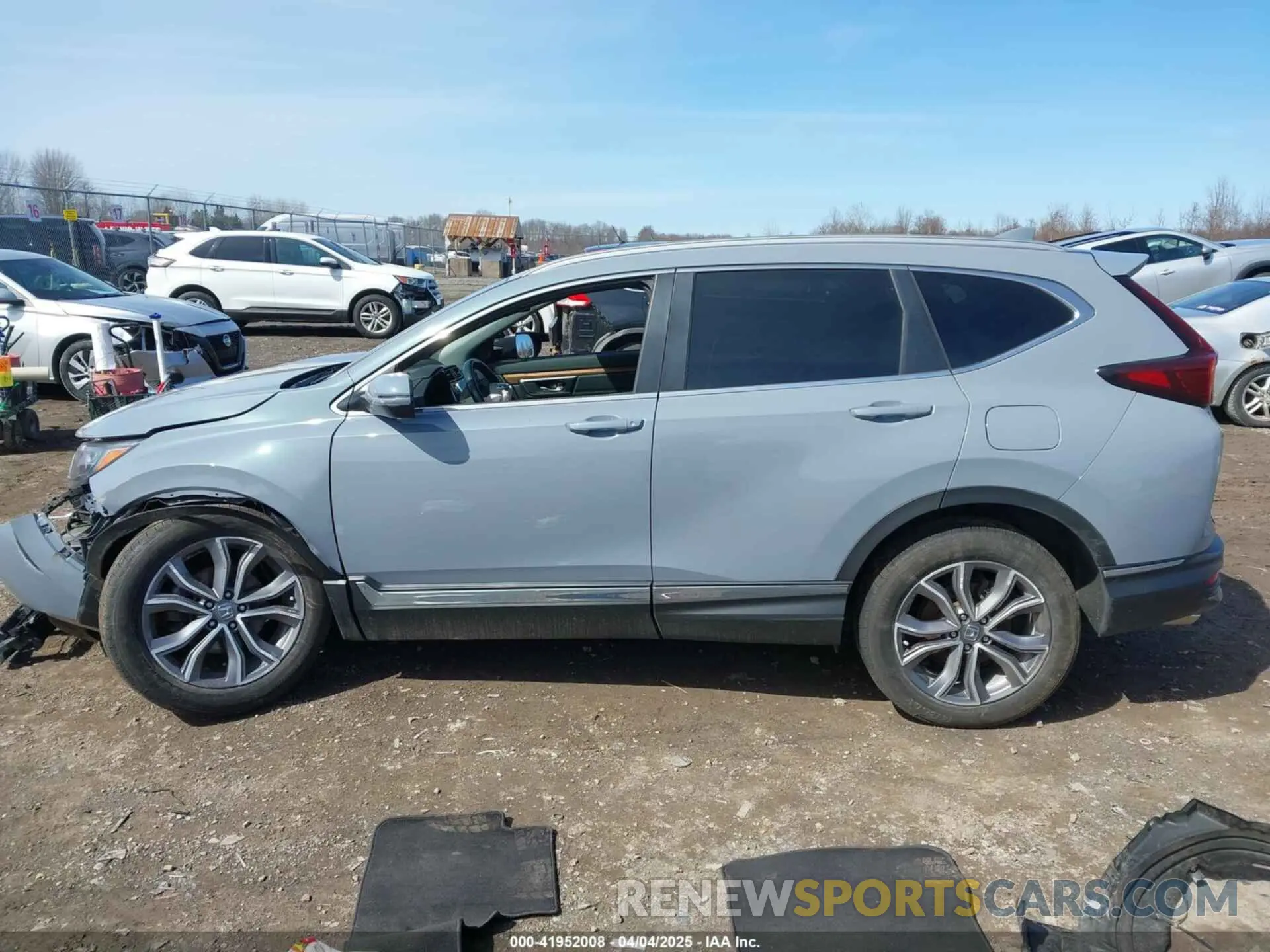 14 fotografías del automóvil dañado 2HKRW2H98NH607066 HONDA CR-V 2022