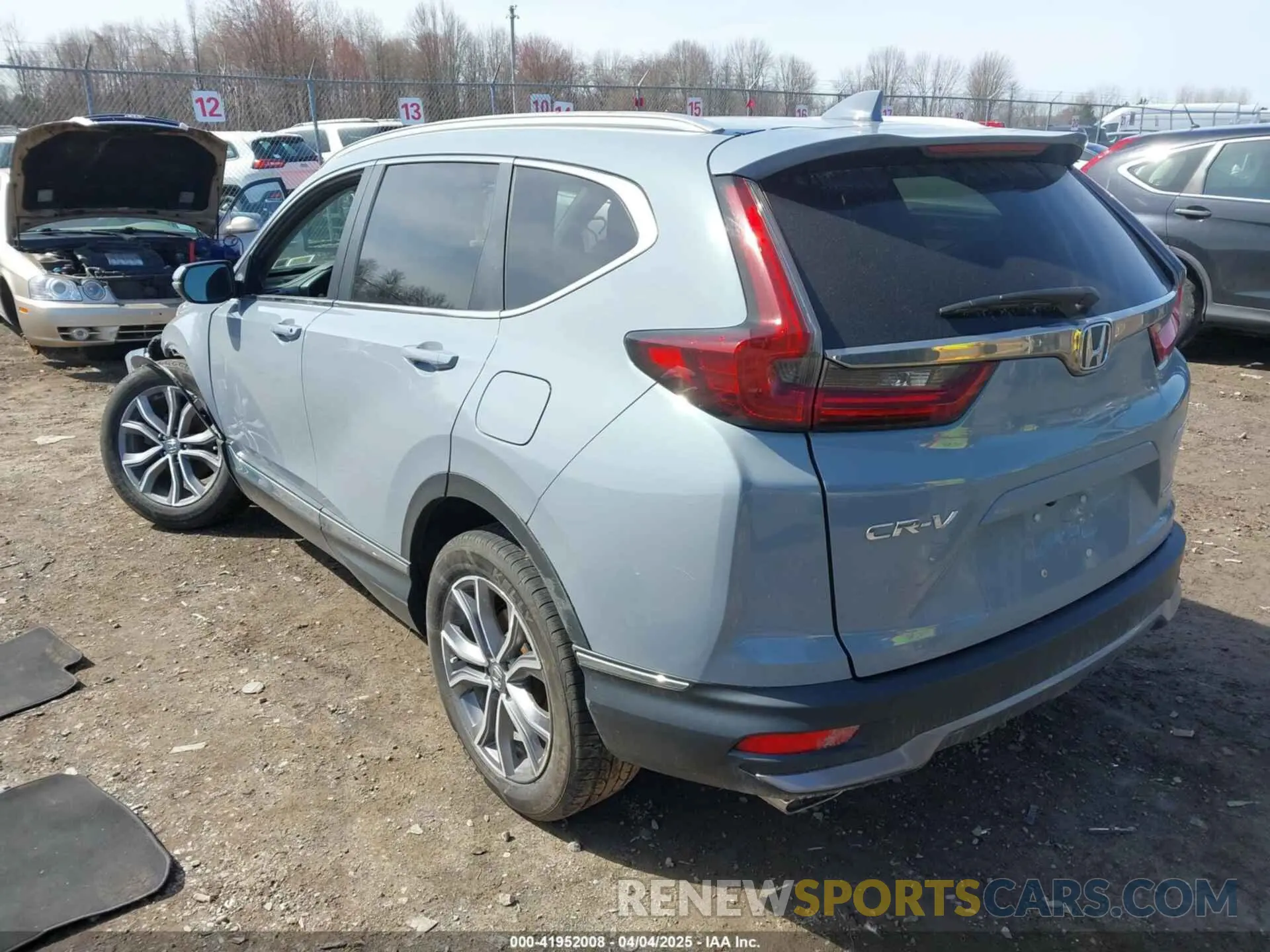3 fotografías del automóvil dañado 2HKRW2H98NH607066 HONDA CR-V 2022