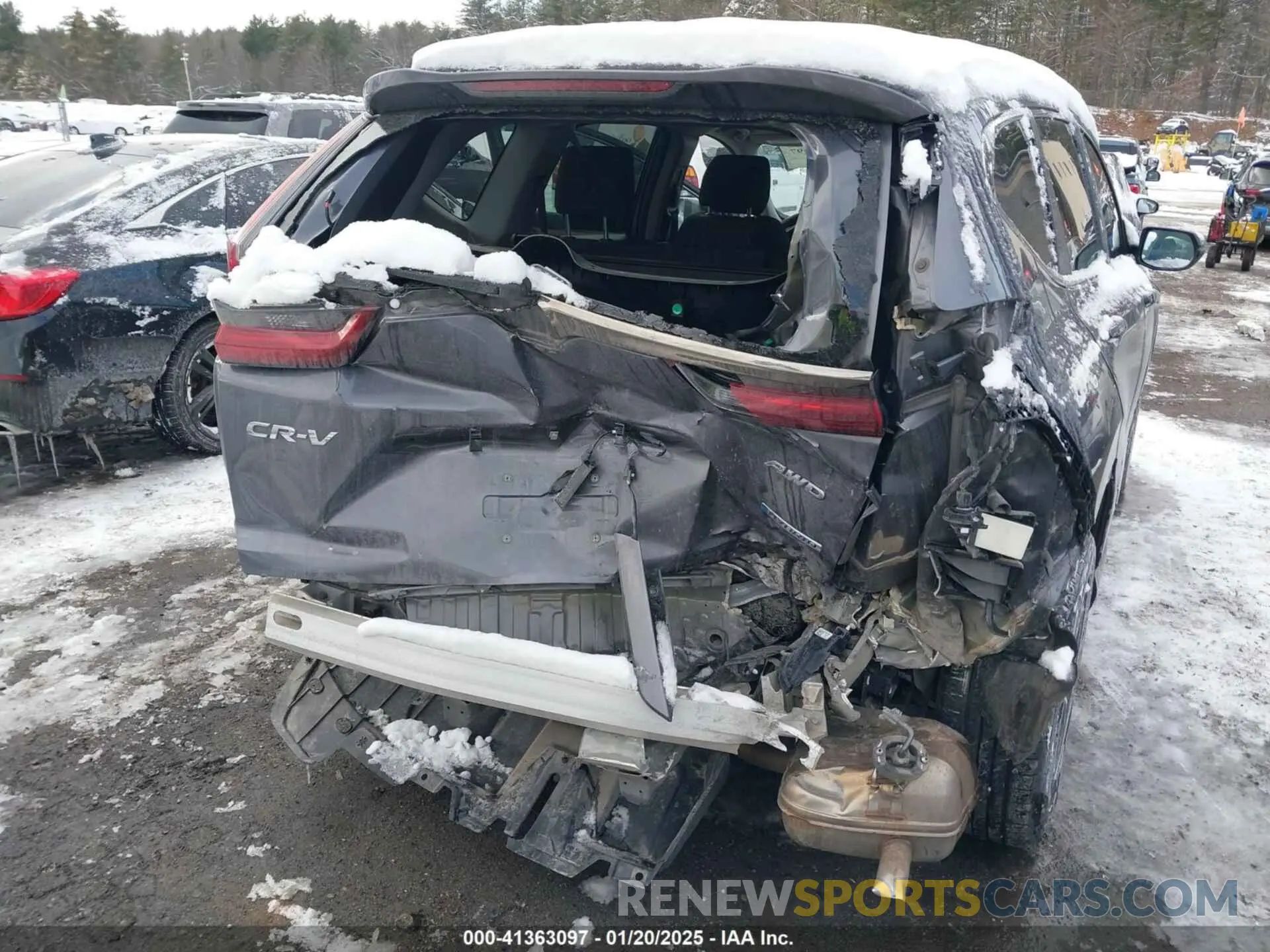 6 fotografías del automóvil dañado 5J6RT6H56NL032081 HONDA CR-V 2022