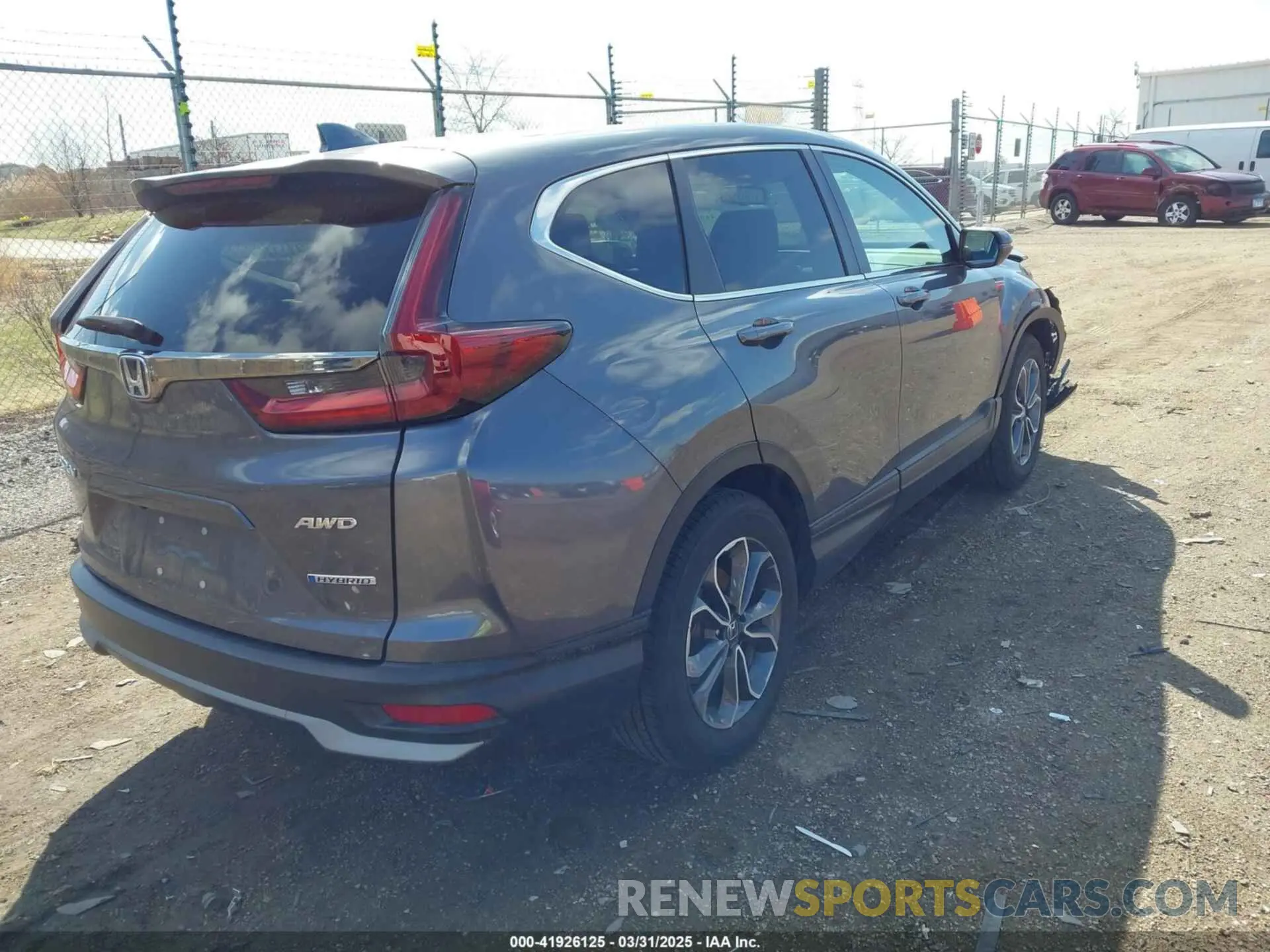 4 fotografías del automóvil dañado 5J6RT6H82NL027115 HONDA CR-V 2022