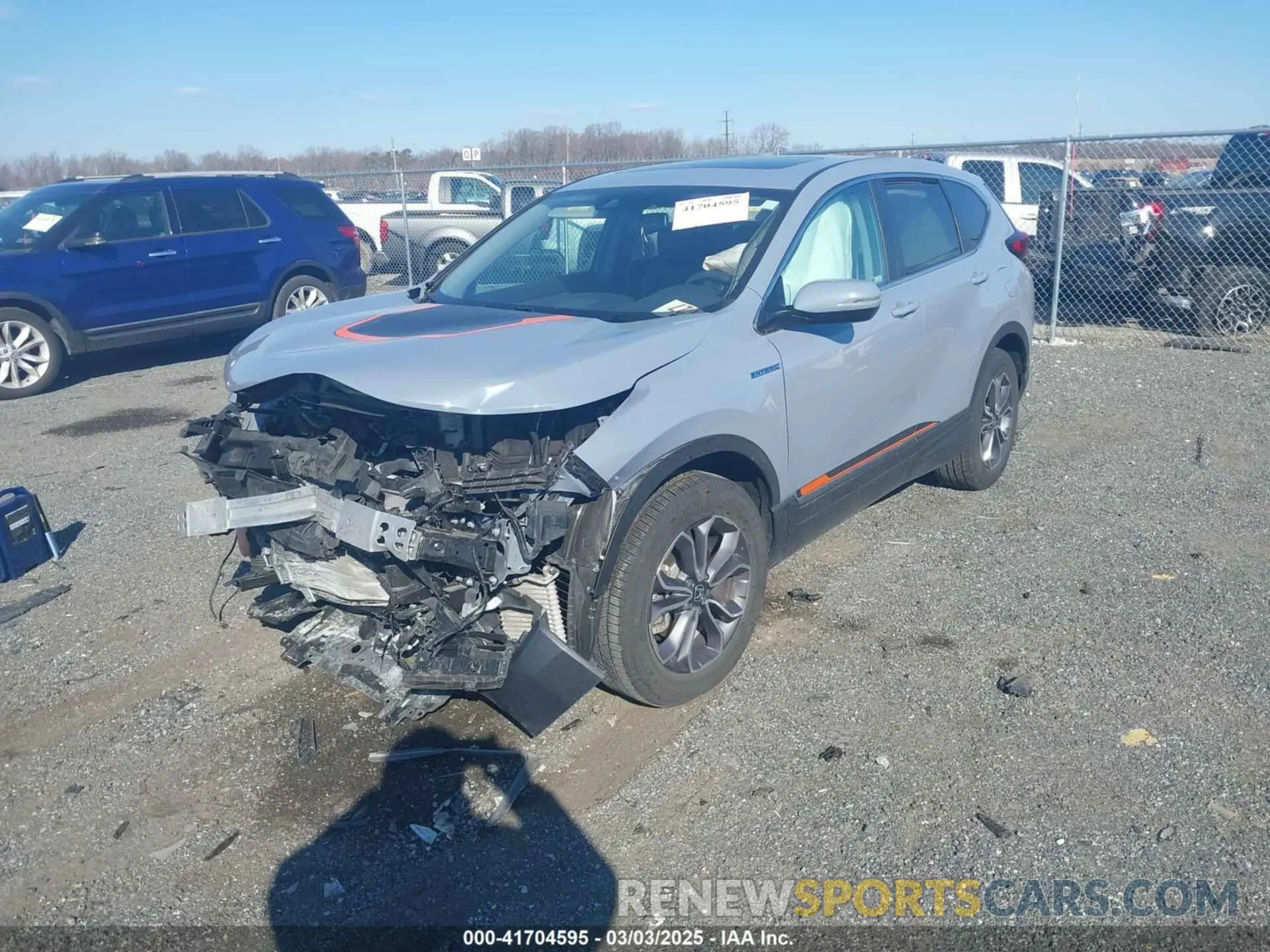 2 fotografías del automóvil dañado 5J6RT6H82NL042665 HONDA CR-V 2022
