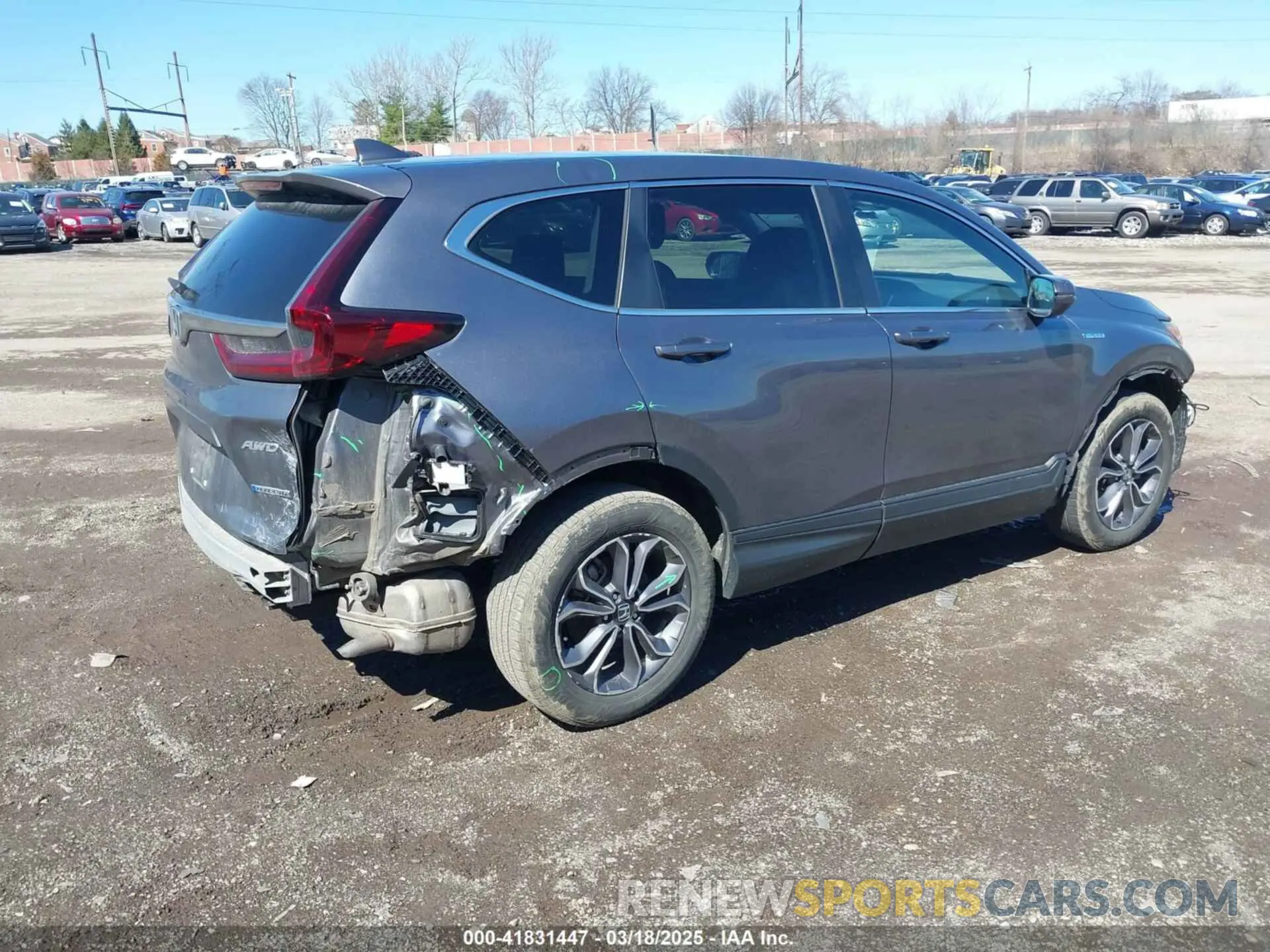 4 fotografías del automóvil dañado 5J6RT6H83NL032596 HONDA CR-V 2022
