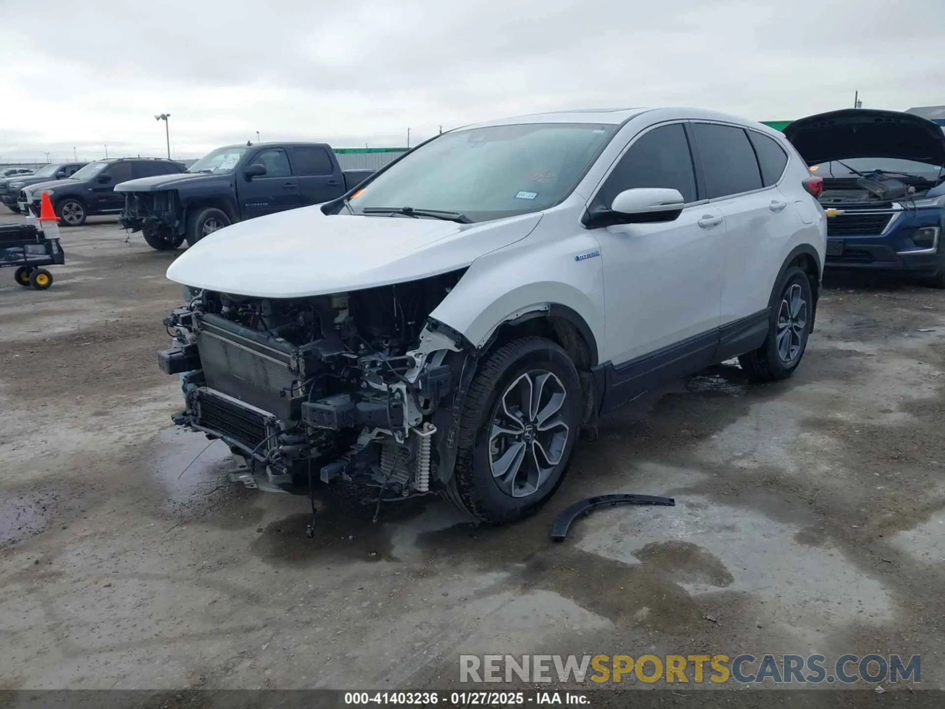 2 fotografías del automóvil dañado 5J6RT6H87NL008642 HONDA CR-V 2022