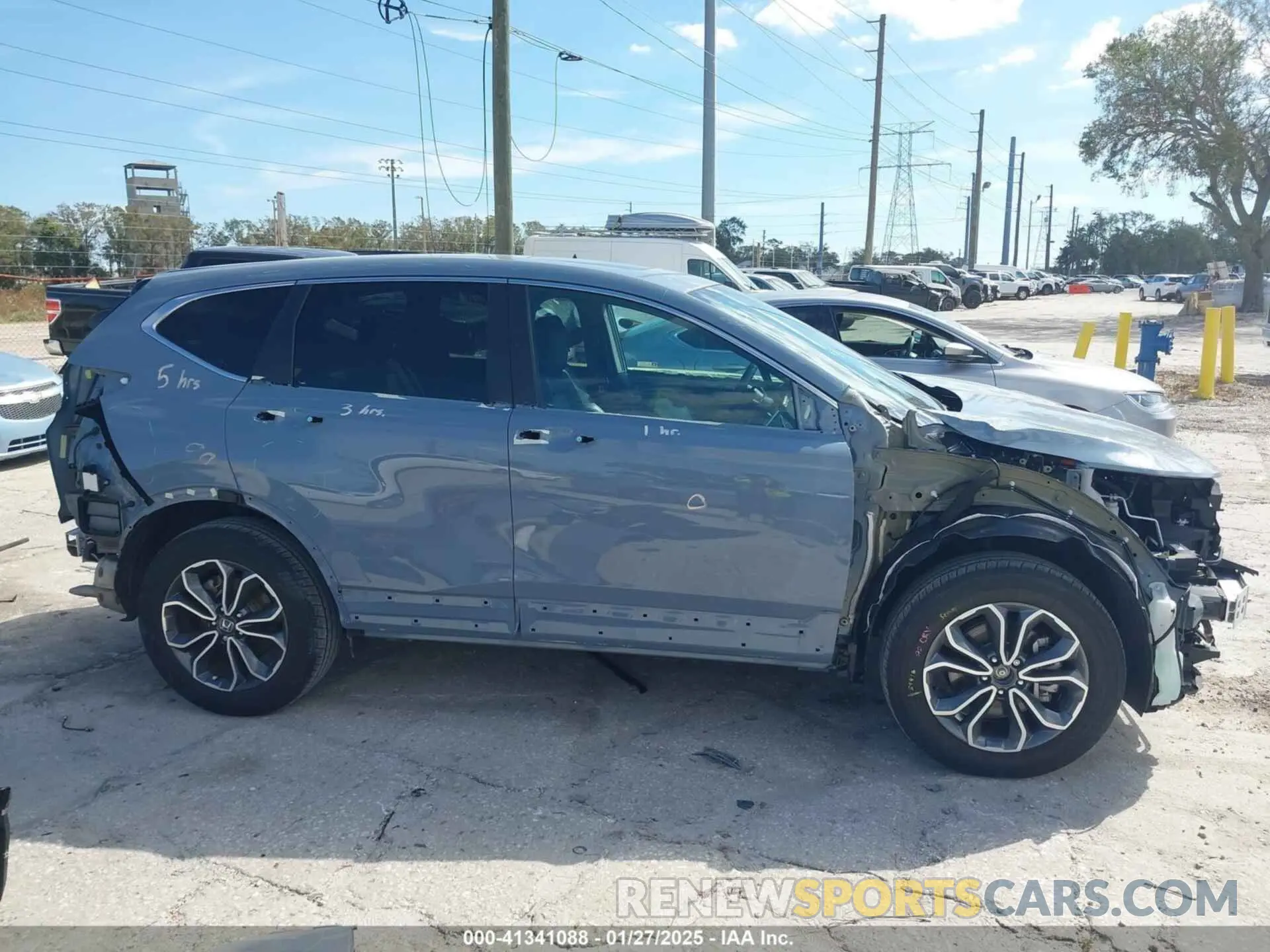 14 fotografías del automóvil dañado 5J6RT6H8XNL042669 HONDA CR-V 2022
