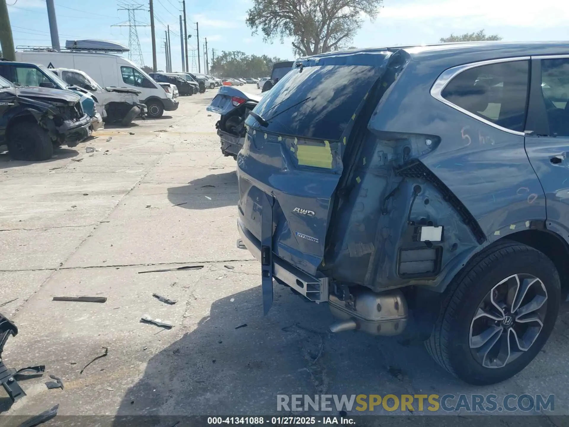 20 fotografías del automóvil dañado 5J6RT6H8XNL042669 HONDA CR-V 2022