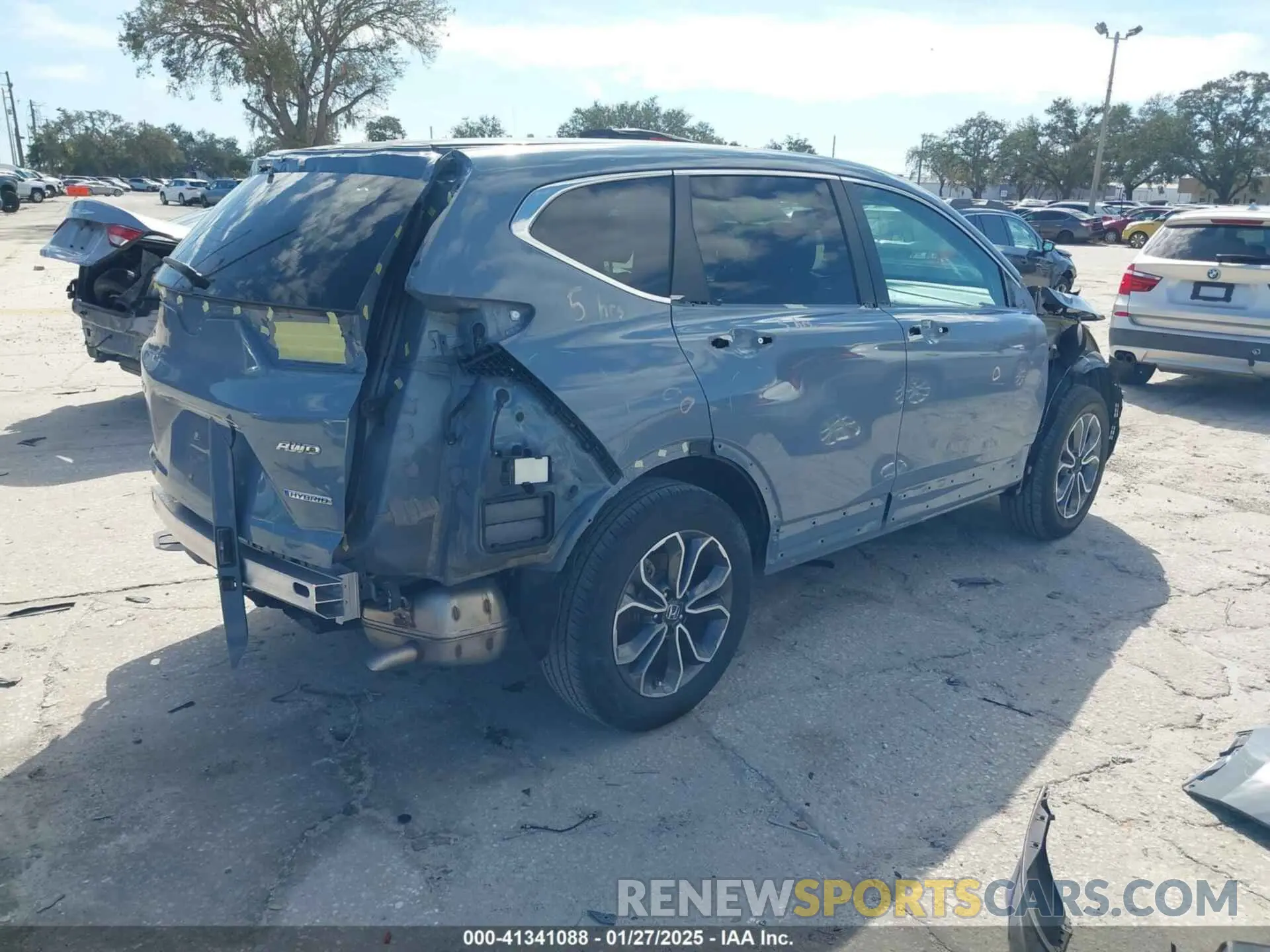 4 fotografías del automóvil dañado 5J6RT6H8XNL042669 HONDA CR-V 2022