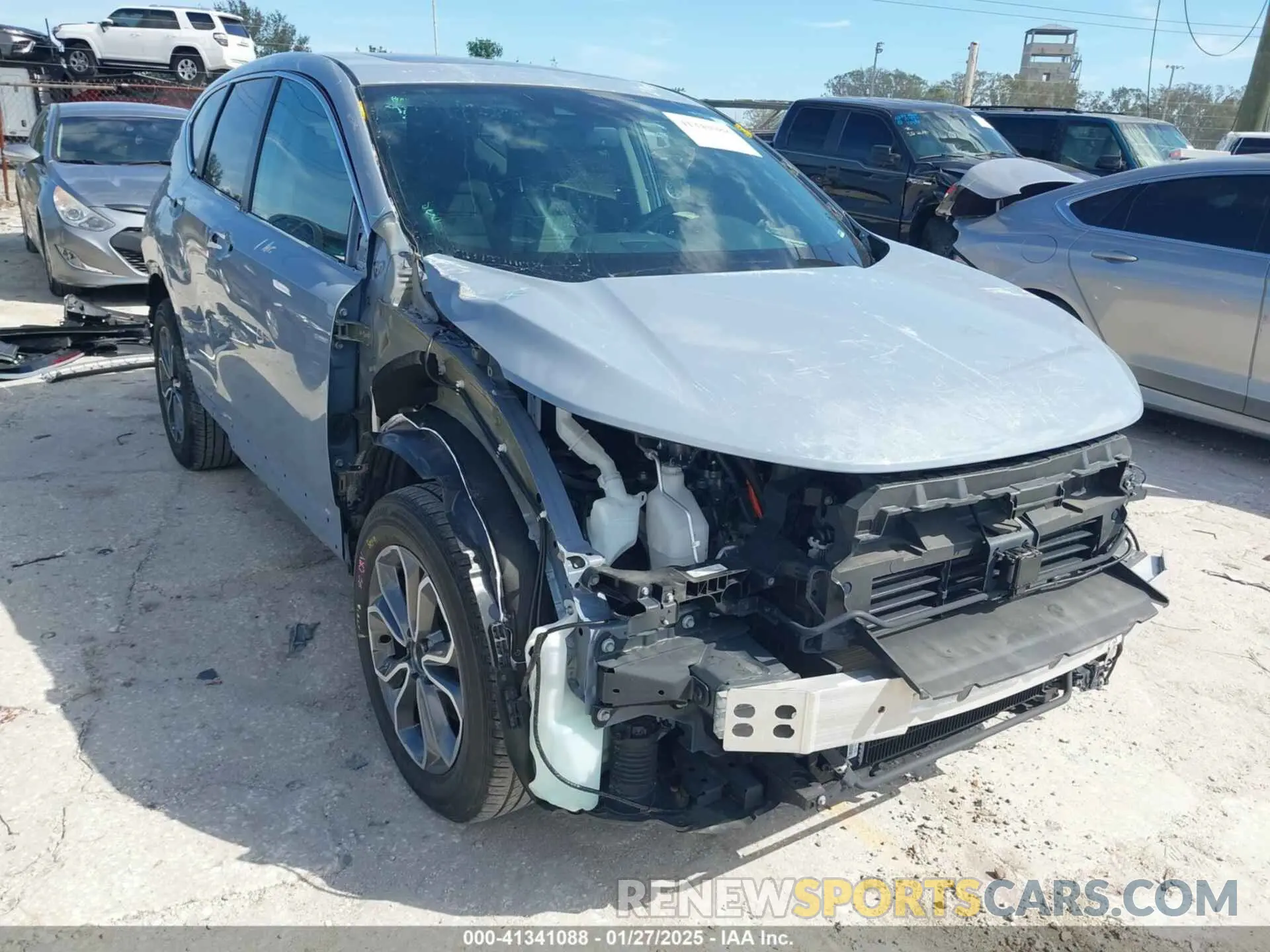 6 fotografías del automóvil dañado 5J6RT6H8XNL042669 HONDA CR-V 2022