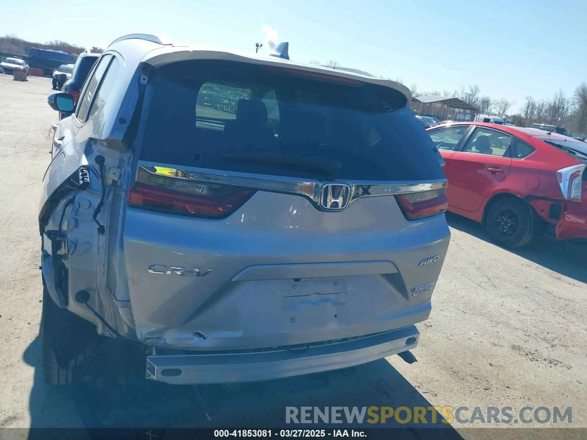 6 fotografías del automóvil dañado 5J6RT6H91NL037479 HONDA CR-V 2022