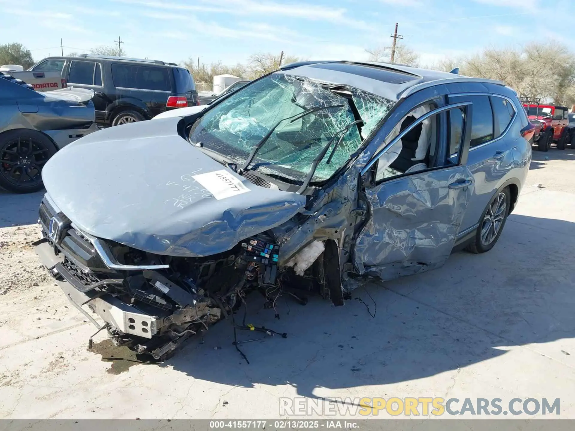 2 fotografías del automóvil dañado 5J6RT6H93NL044756 HONDA CR-V 2022