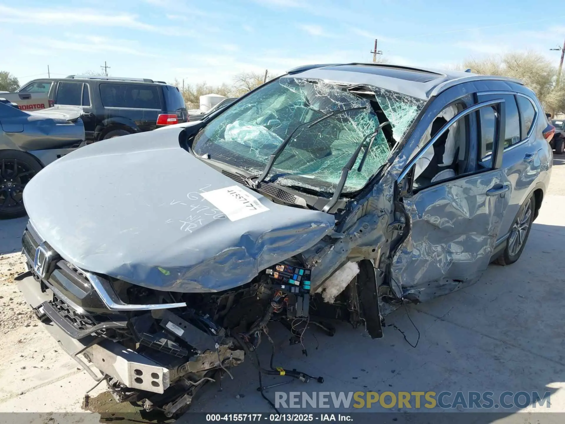 6 fotografías del automóvil dañado 5J6RT6H93NL044756 HONDA CR-V 2022