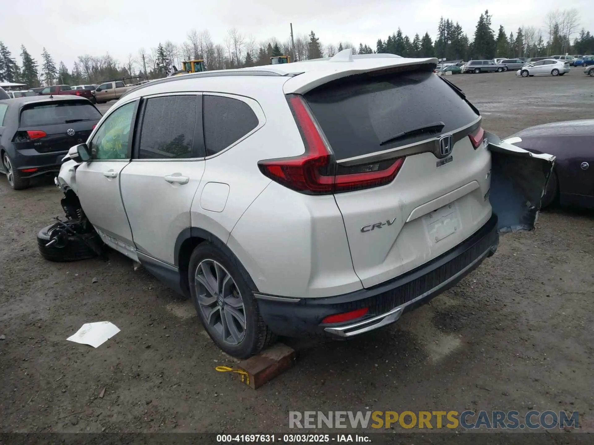 3 fotografías del automóvil dañado 5J6RT6H95NL035220 HONDA CR-V 2022