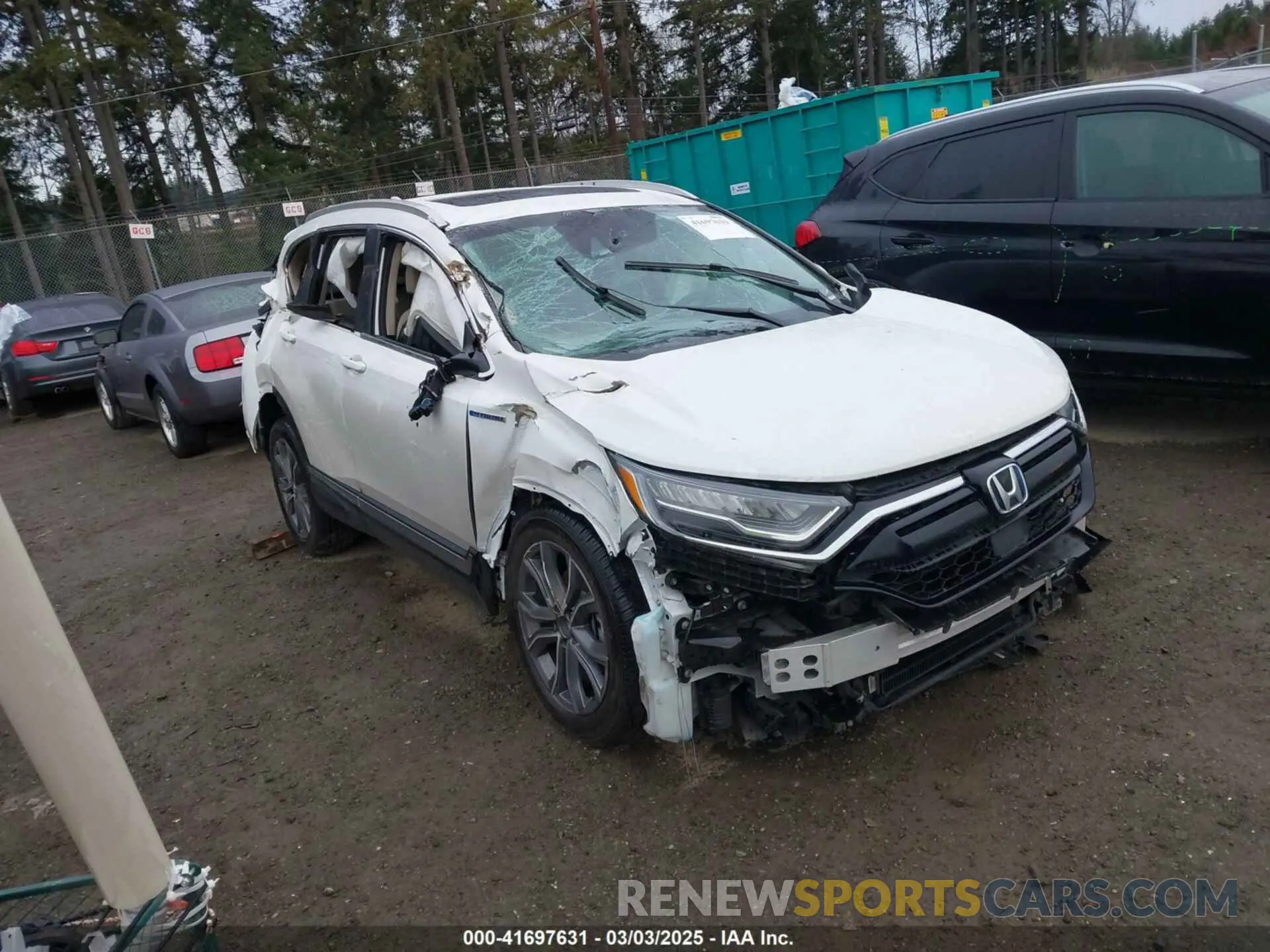 6 fotografías del automóvil dañado 5J6RT6H95NL035220 HONDA CR-V 2022