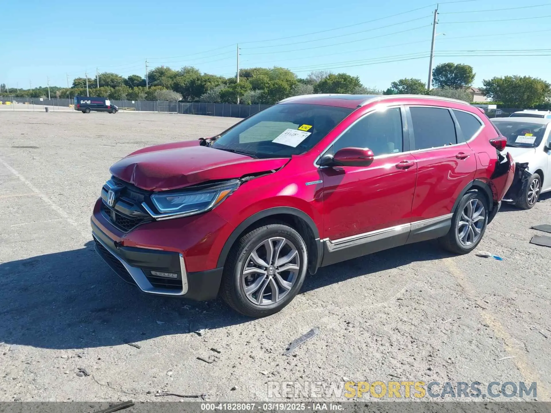 2 fotografías del automóvil dañado 5J6RT6H98NL035096 HONDA CR-V 2022