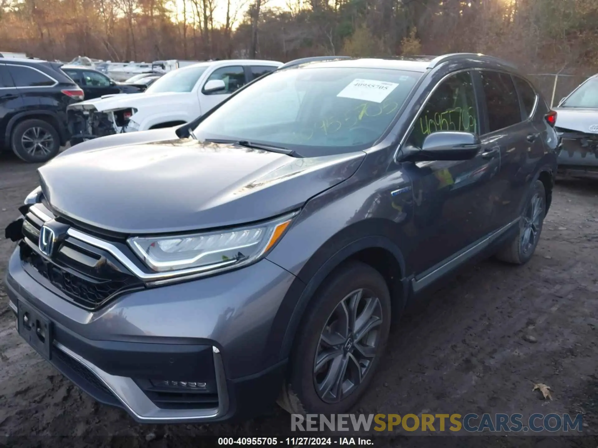 2 fotografías del automóvil dañado 5J6RT6H9XNL038288 HONDA CR-V 2022